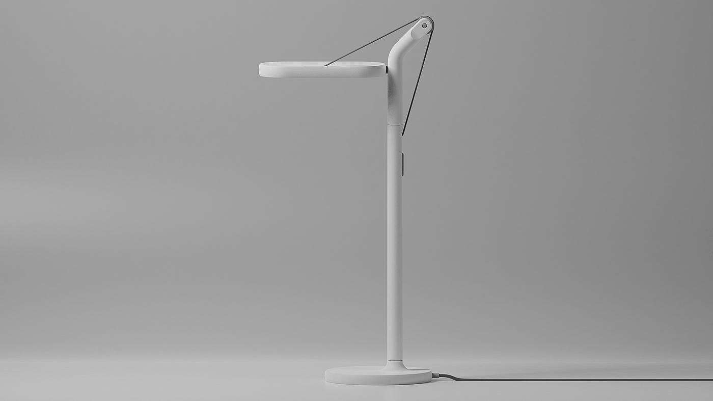 Seongju Kim，Pulley Lamp，滑轮灯，产品设计，