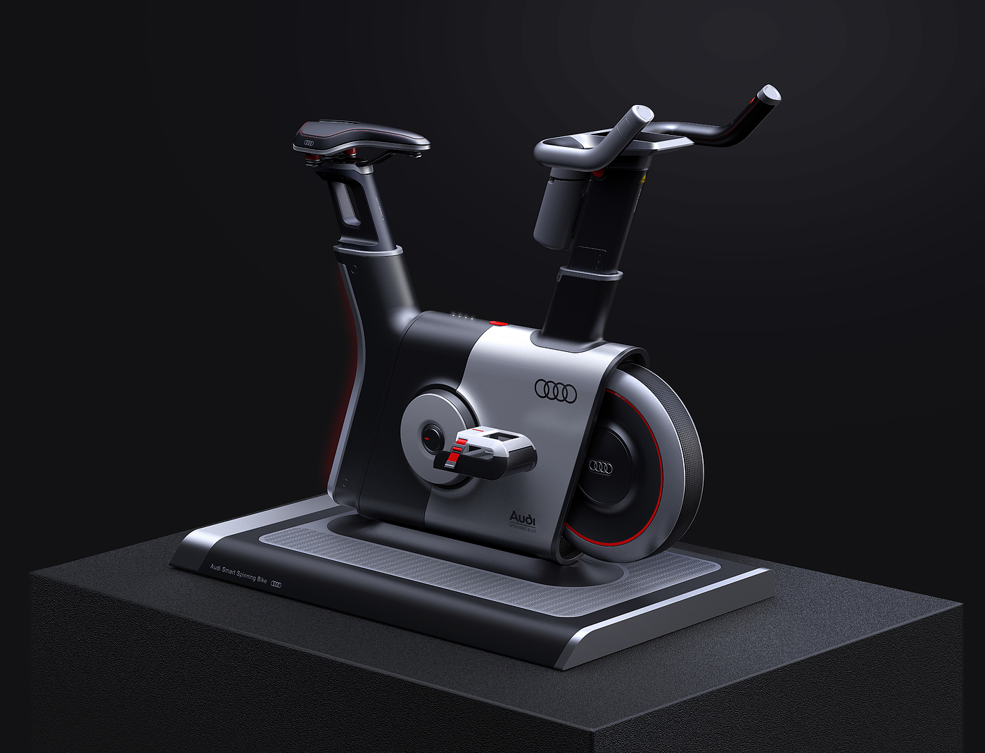 audi，Spinning bike，Ergonomics，Intelligent products，Sports fitness，layout，Derivative products，