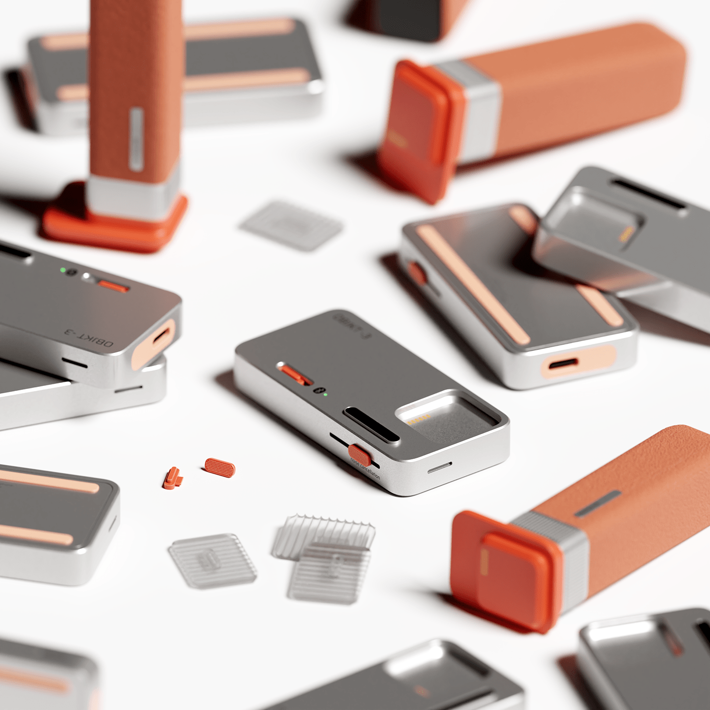 Microphone，wireless，noise reduction，orange，Microphone，