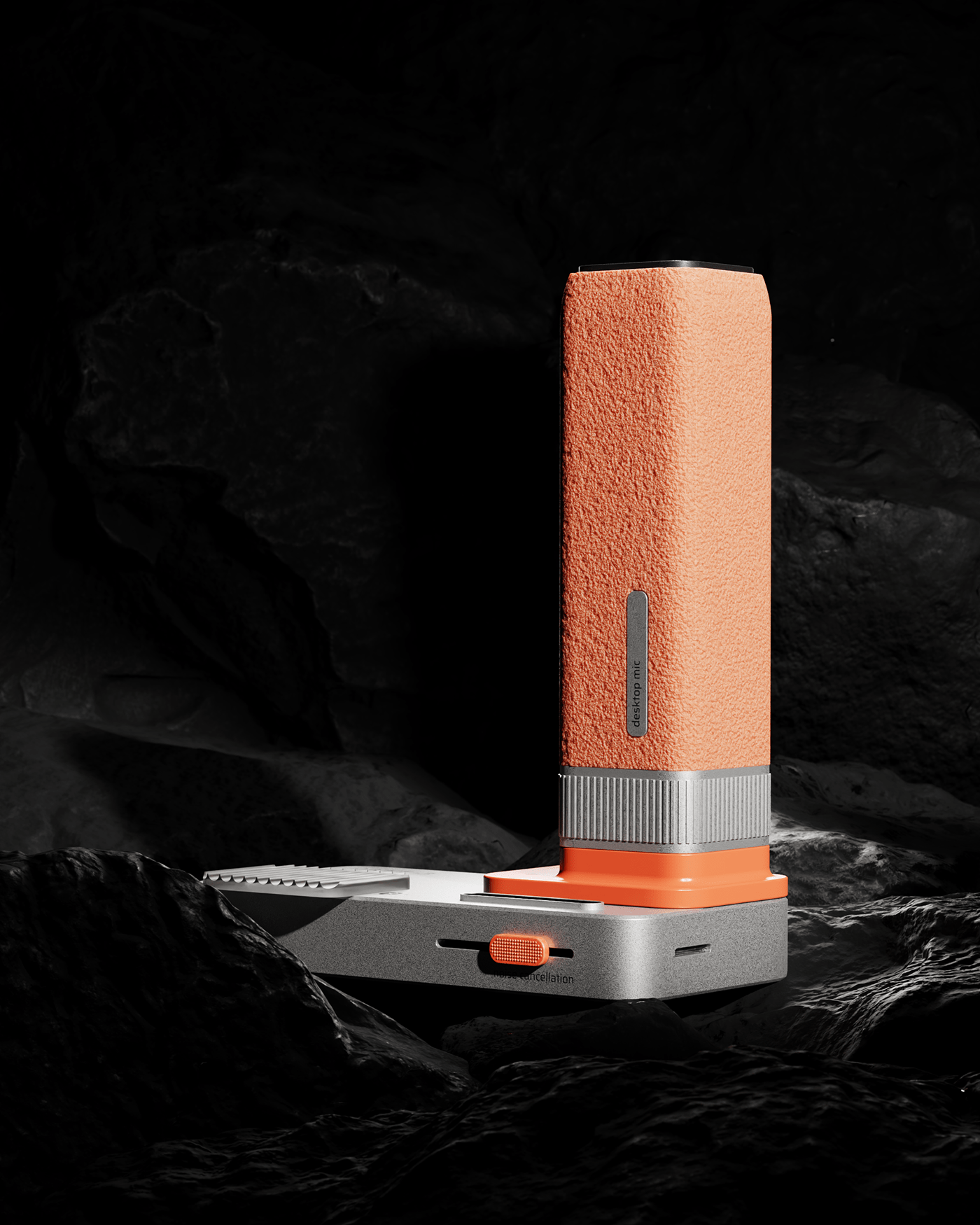 Microphone，wireless，noise reduction，orange，Microphone，