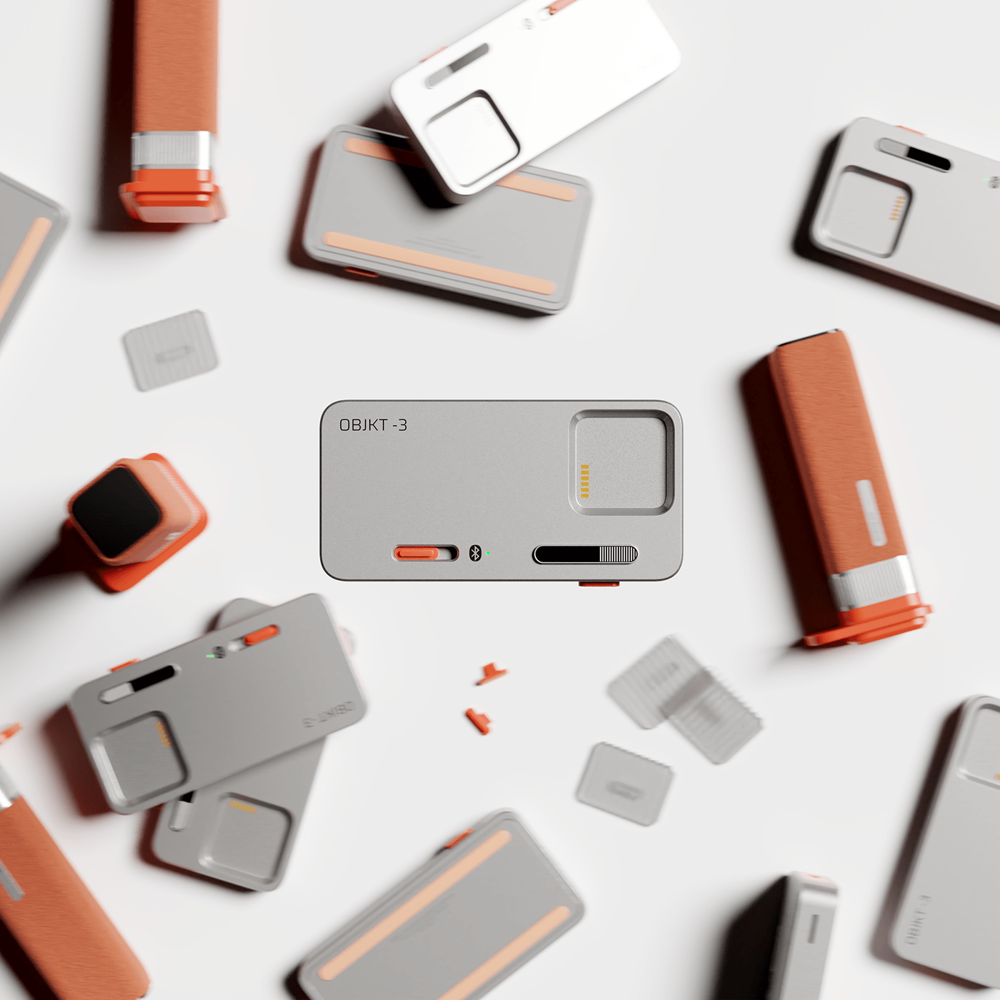 Microphone，wireless，noise reduction，orange，Microphone，