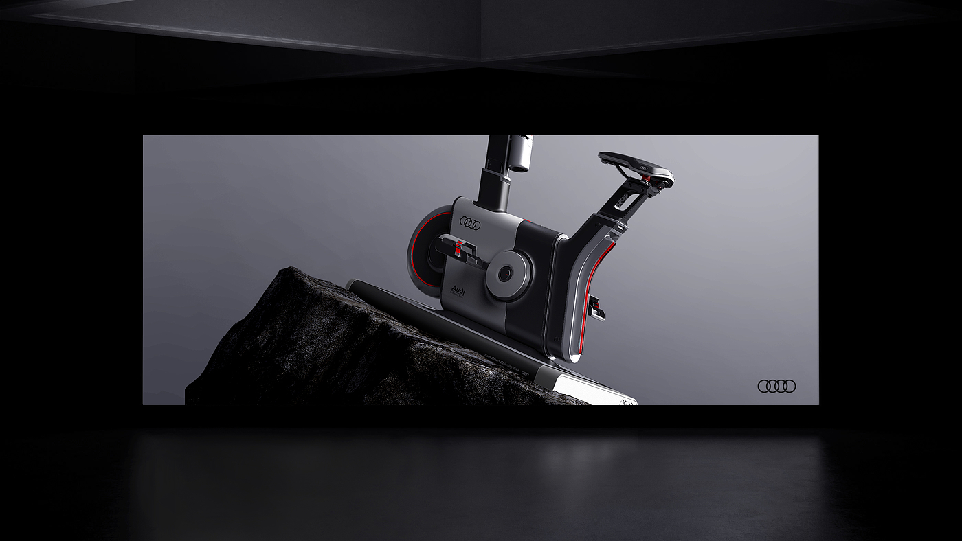 audi，Spinning bike，Ergonomics，Intelligent products，Sports fitness，layout，Derivative products，