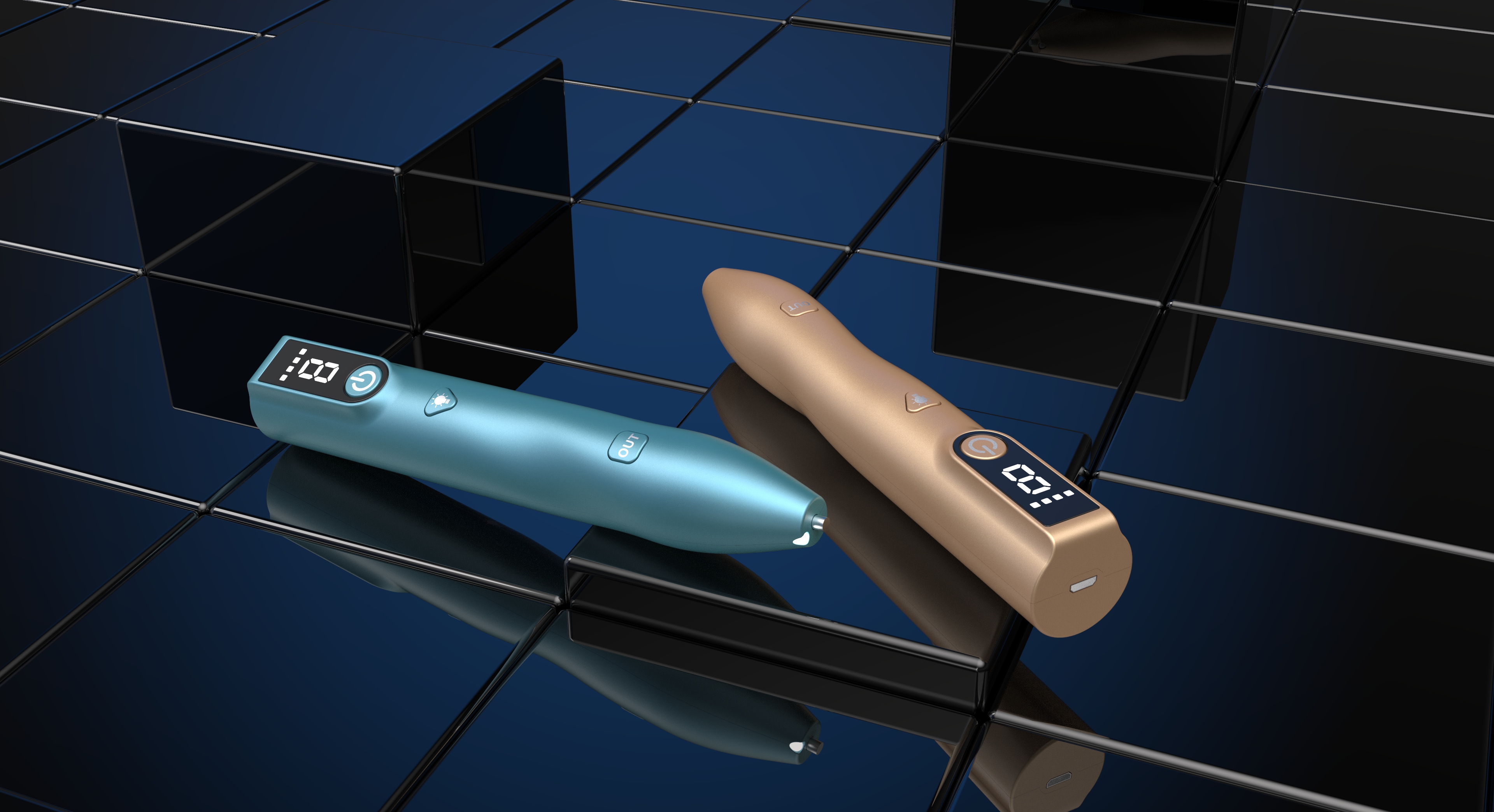 Dot mole pen，cosmetology，Gehu，Product rendering，Appearance design，