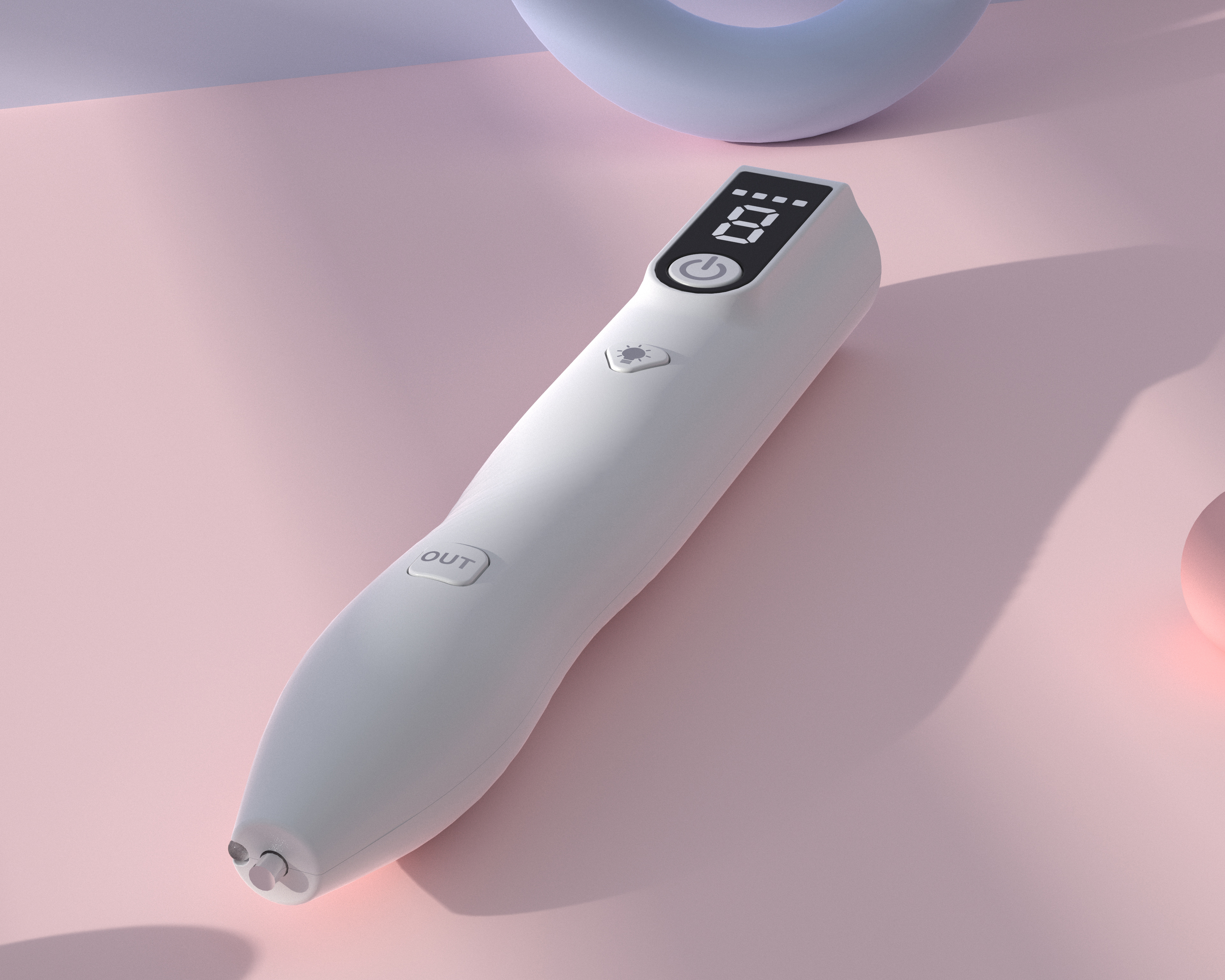 Dot mole pen，cosmetology，Gehu，Product rendering，Appearance design，