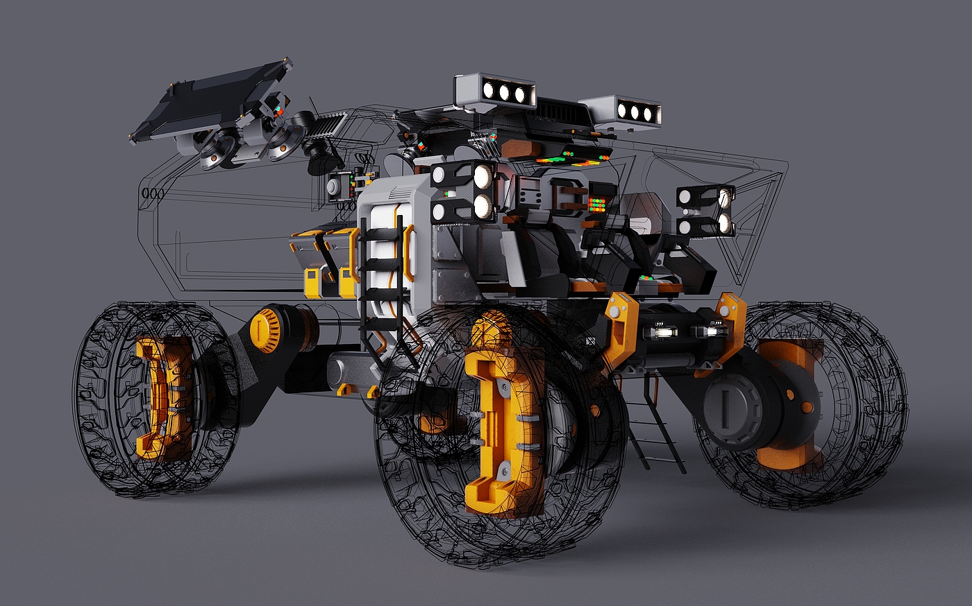 lunar rover，Rescue vehicle，science fiction，science and technology，future，Mars rover，