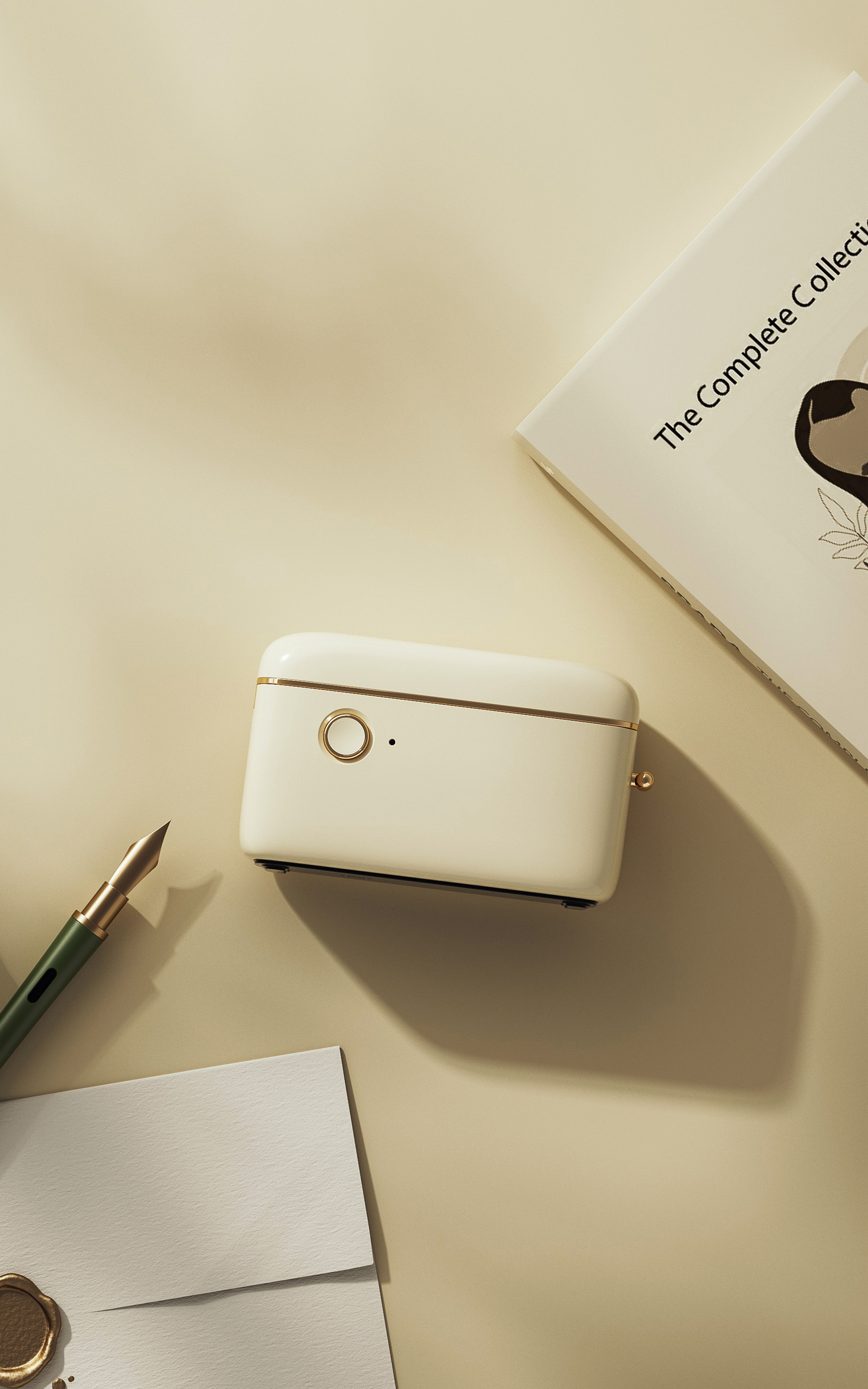 Thought design，Labeling machine，Jing Chen，A small labeling machine，Receive，Retro，