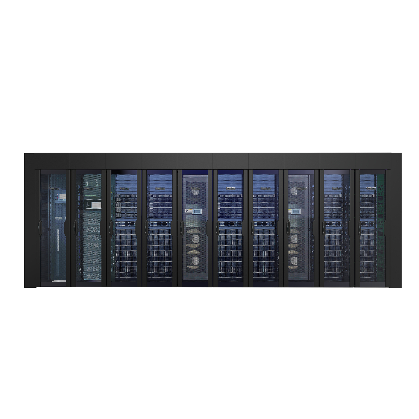 Data center，Data center，Micromodule，Micromodule，Information technology，Information technology，Computer room，passageway，Computer room，passageway，Computer processor，Computer processor，Server system，Server system，Large workstation，Large workstation，