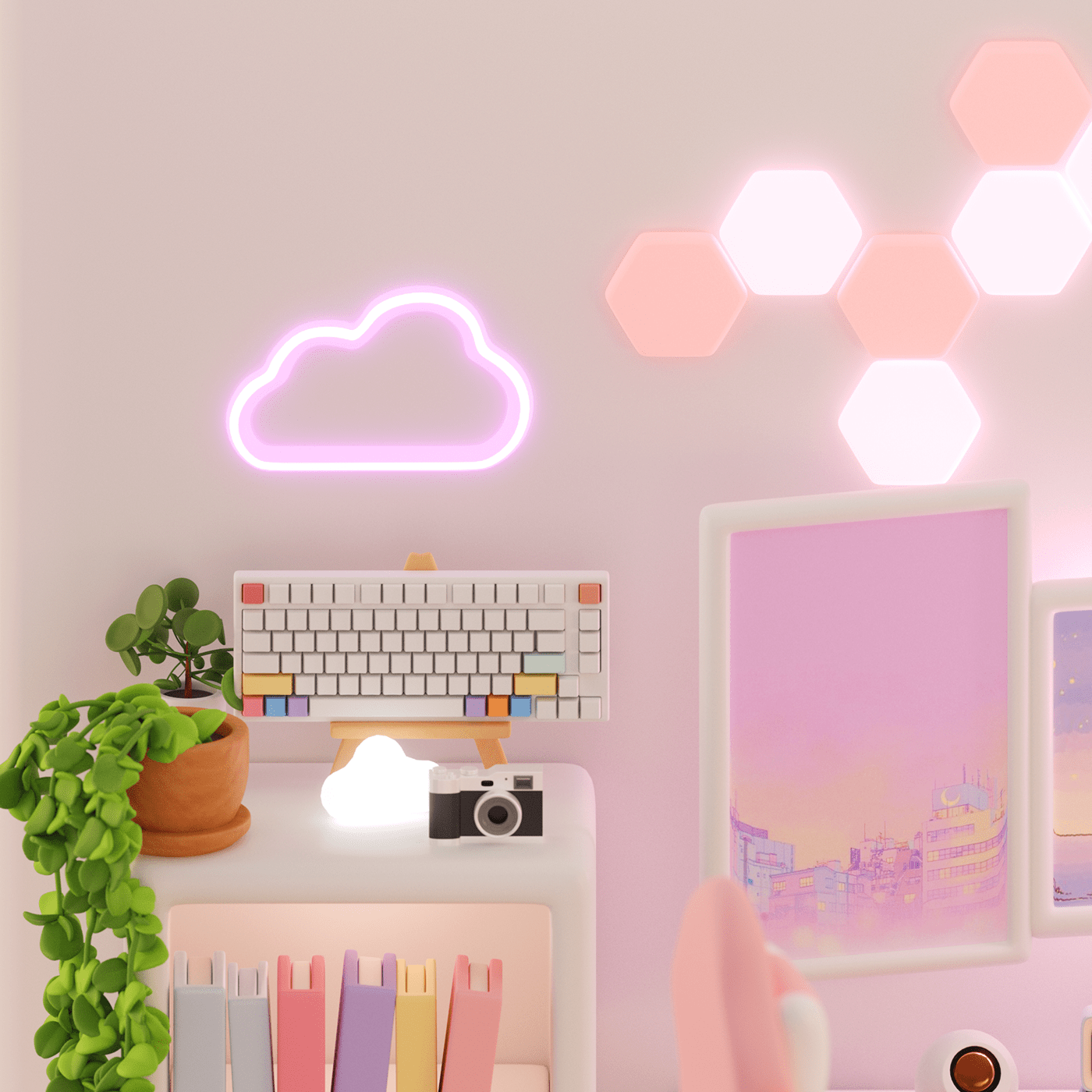 3d，Mini version，esthetics，House design，