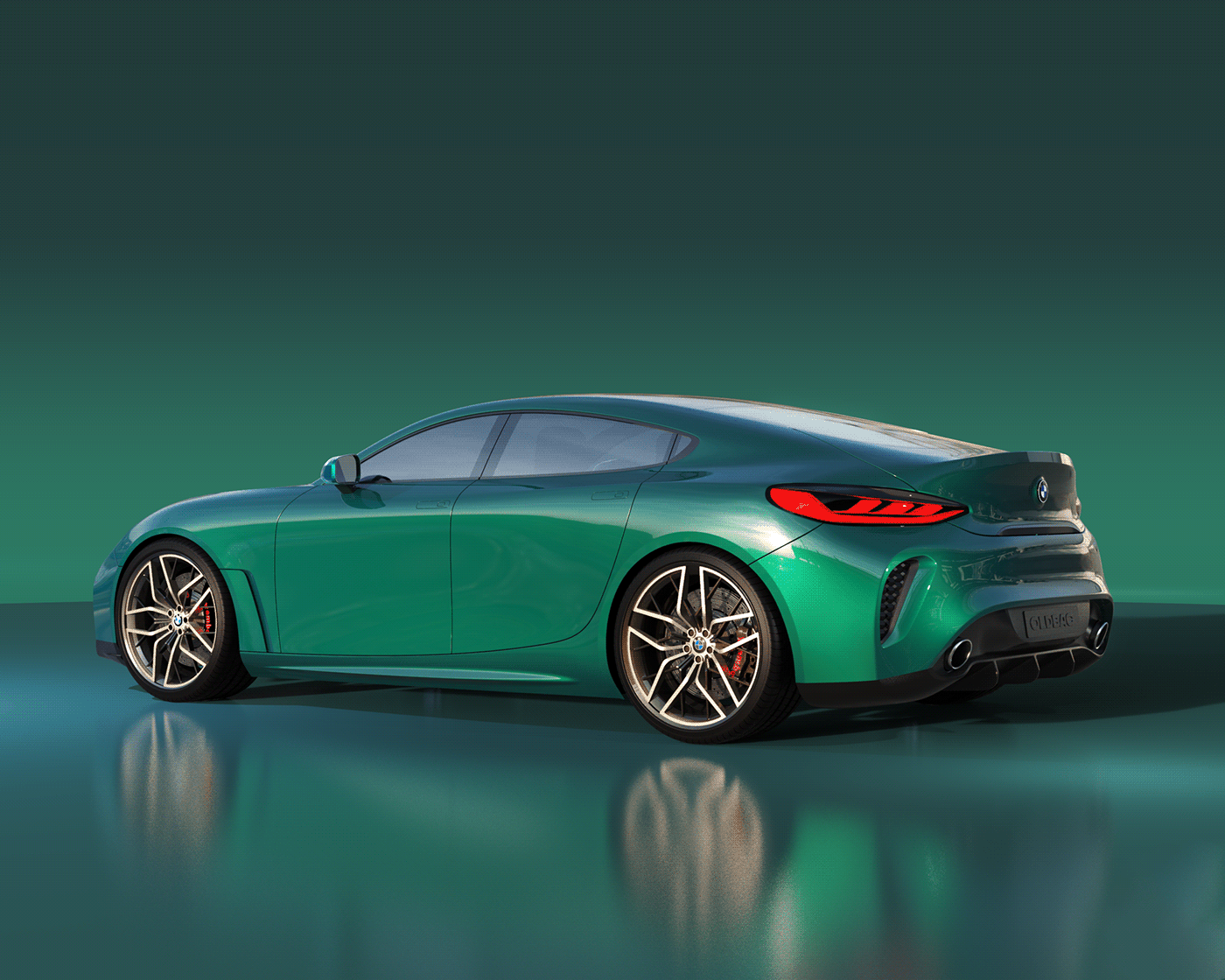 BMW 7，Gran Coupe，blend，modeling，