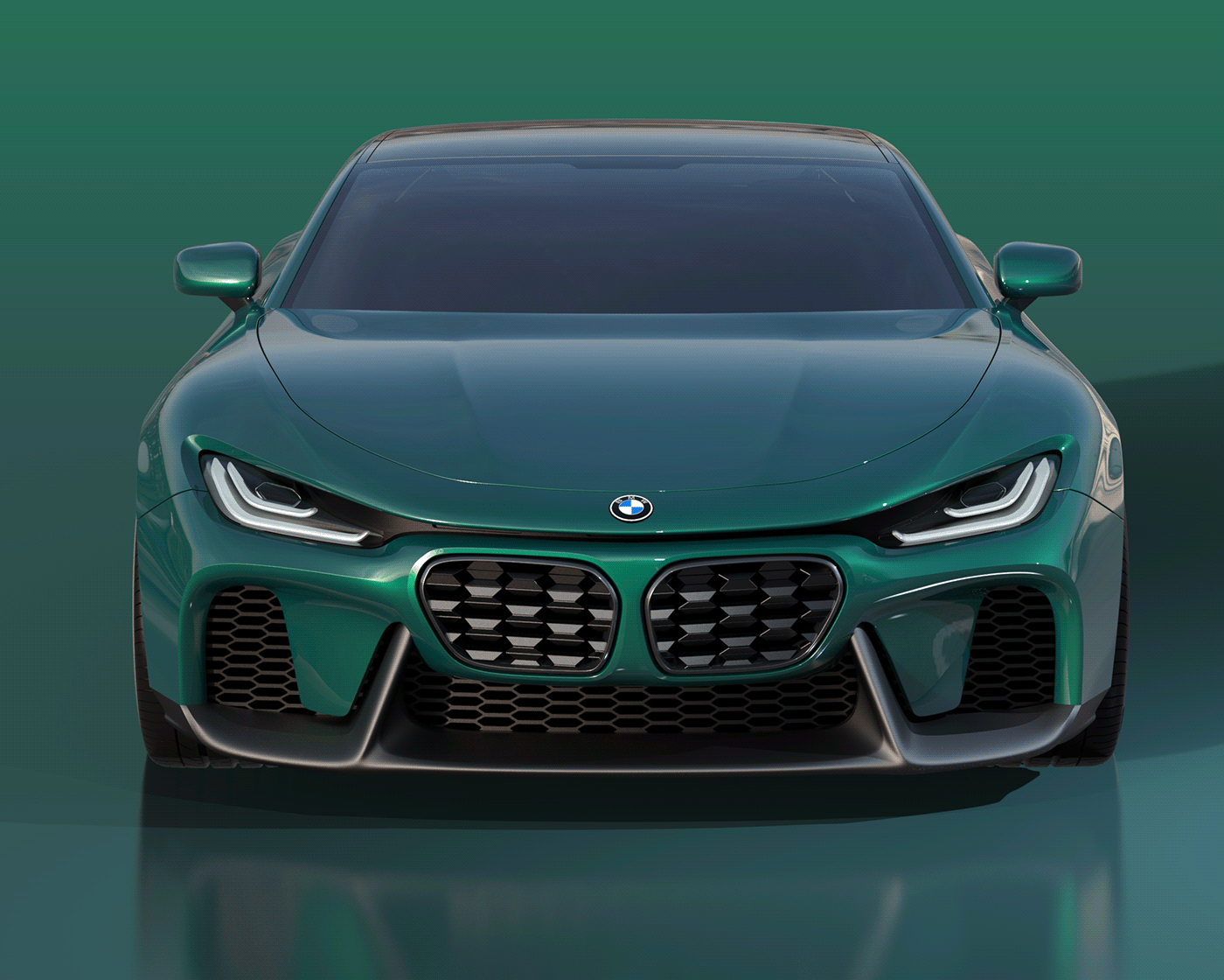 BMW 7，Gran Coupe，blend，modeling，