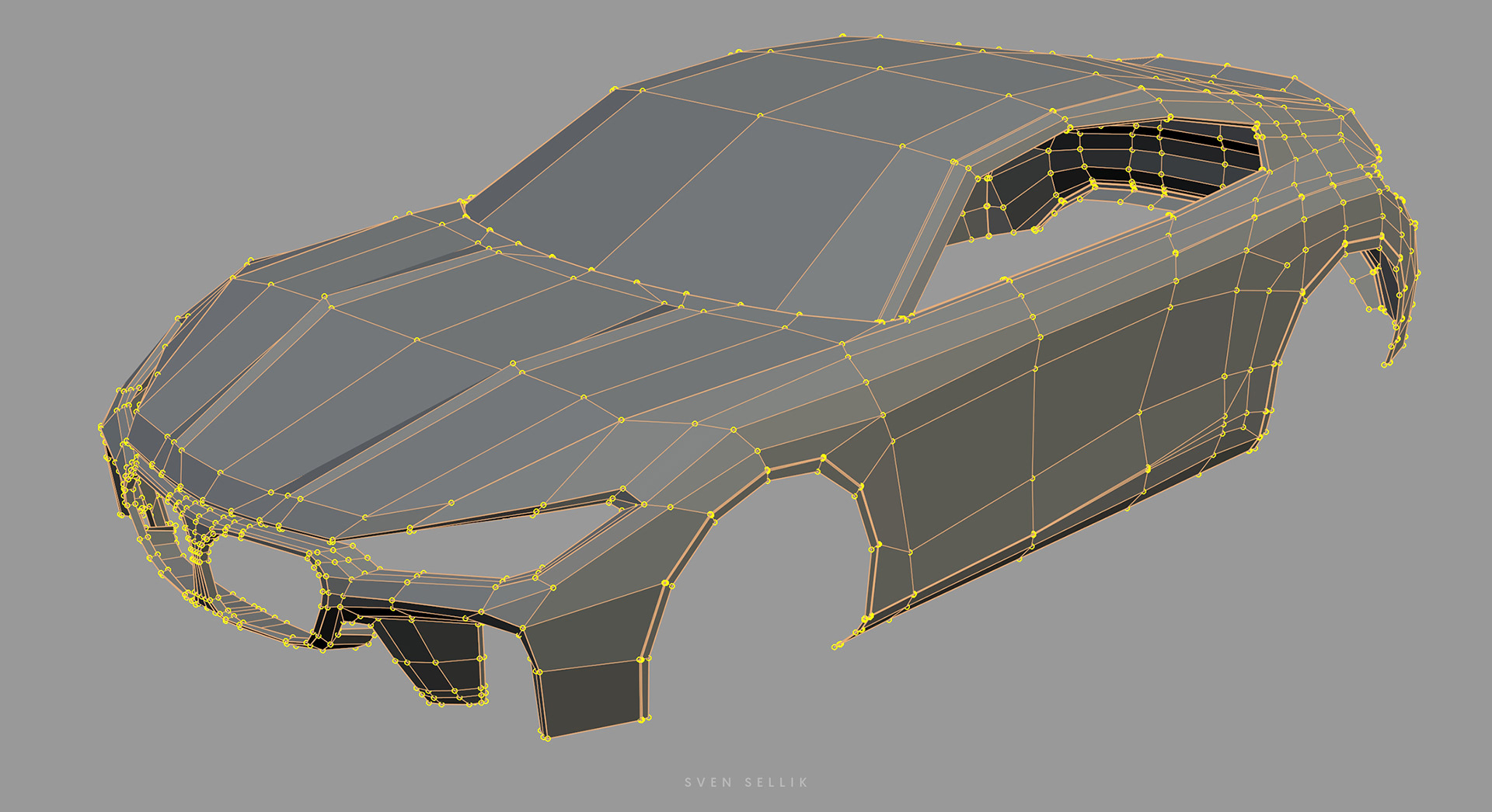 BMW 7，Gran Coupe，blend，modeling，