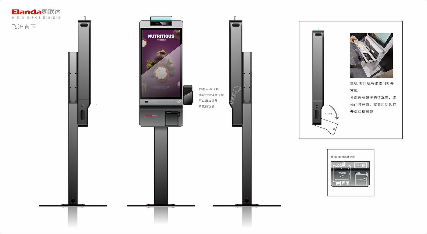 2D representation，cash register，Self-service cash register，