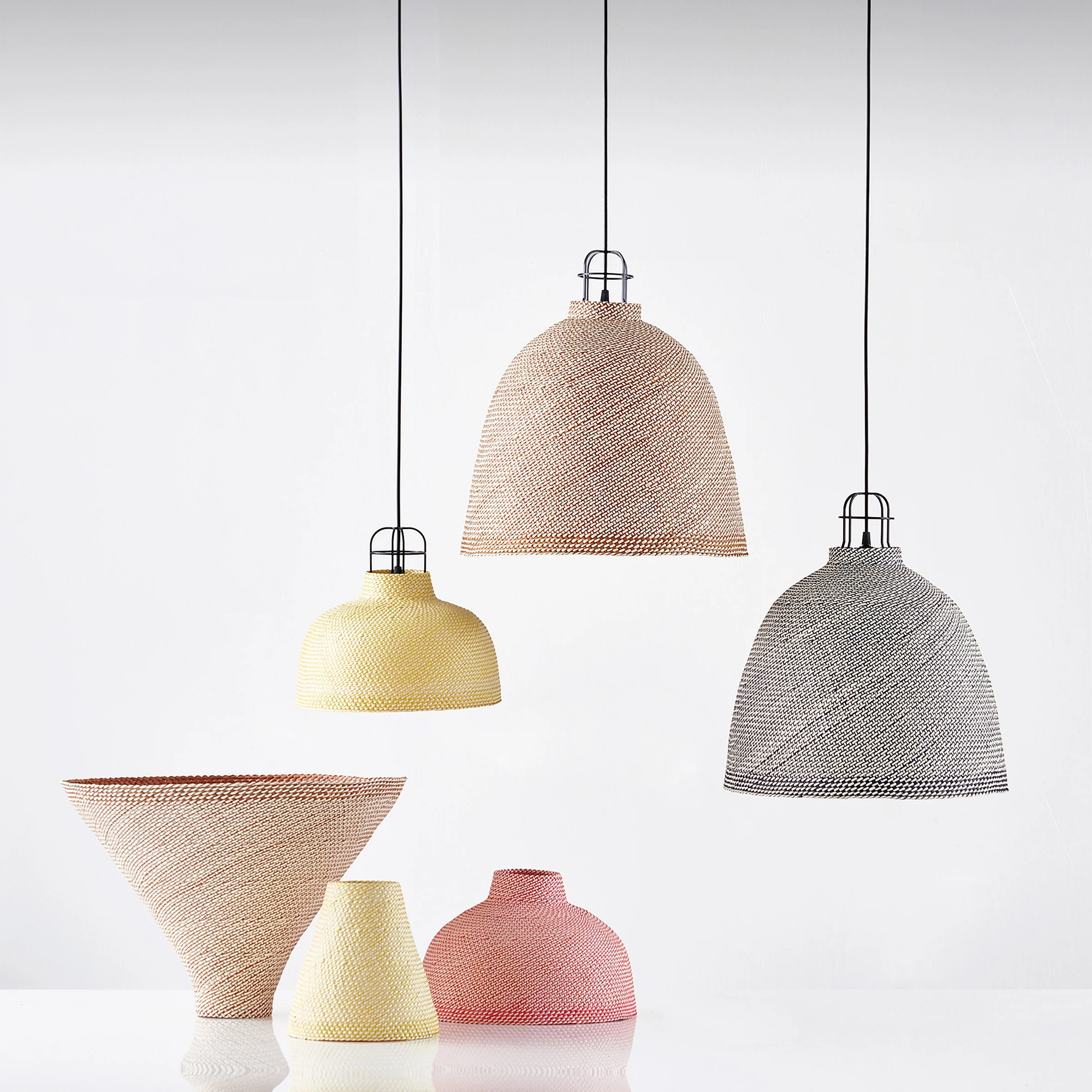 Thingg Store，Palm leaf，a chandelier，weave，THINKK Studio，