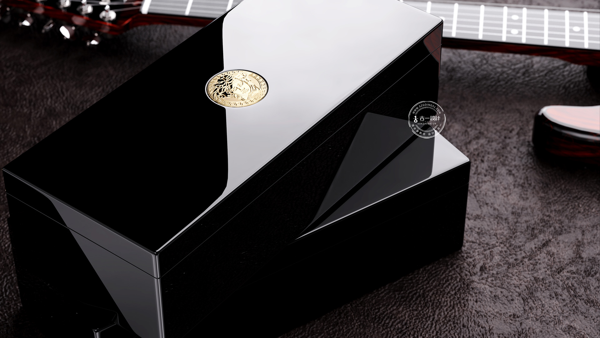 Gu Yi design，Red wine gift box design，Versace，Packaging Design of High-grade Gift Boxes，