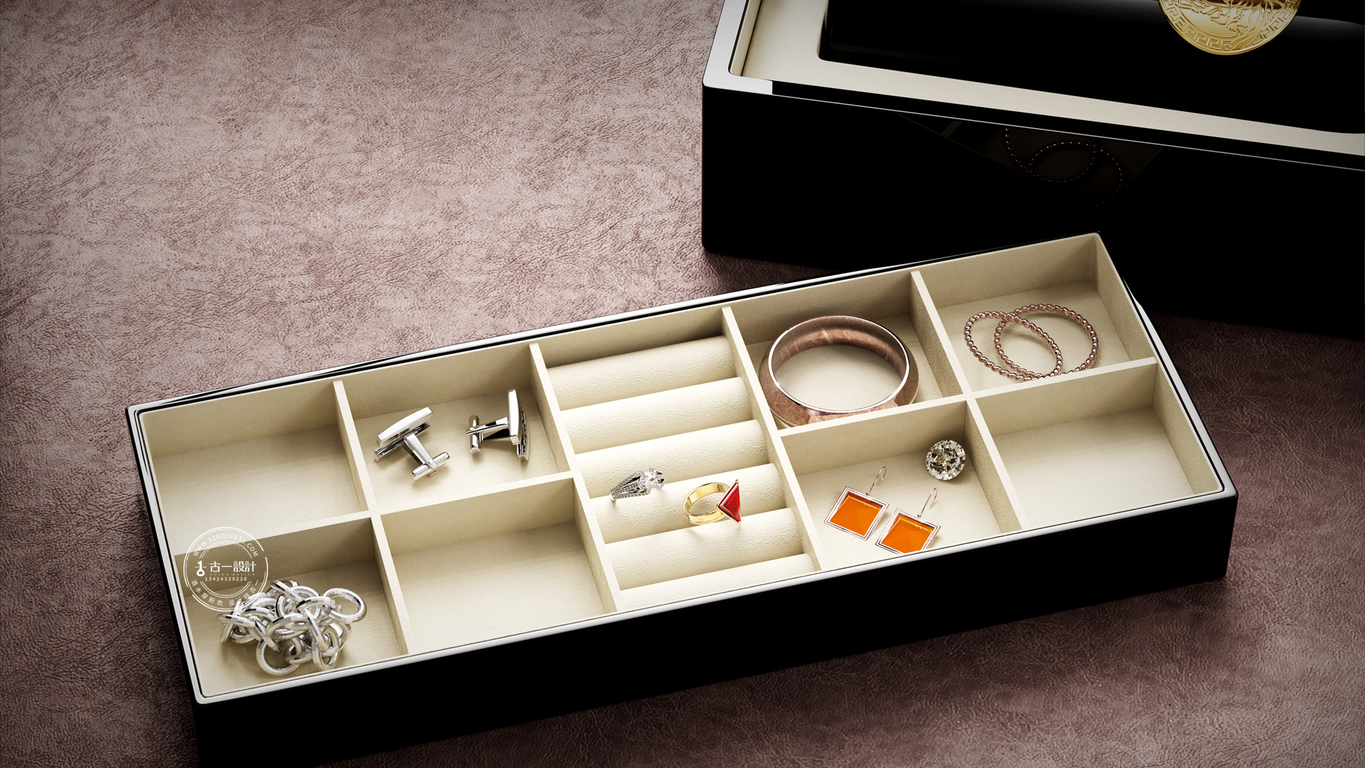 Gu Yi design，Red wine gift box design，Versace，Packaging Design of High-grade Gift Boxes，