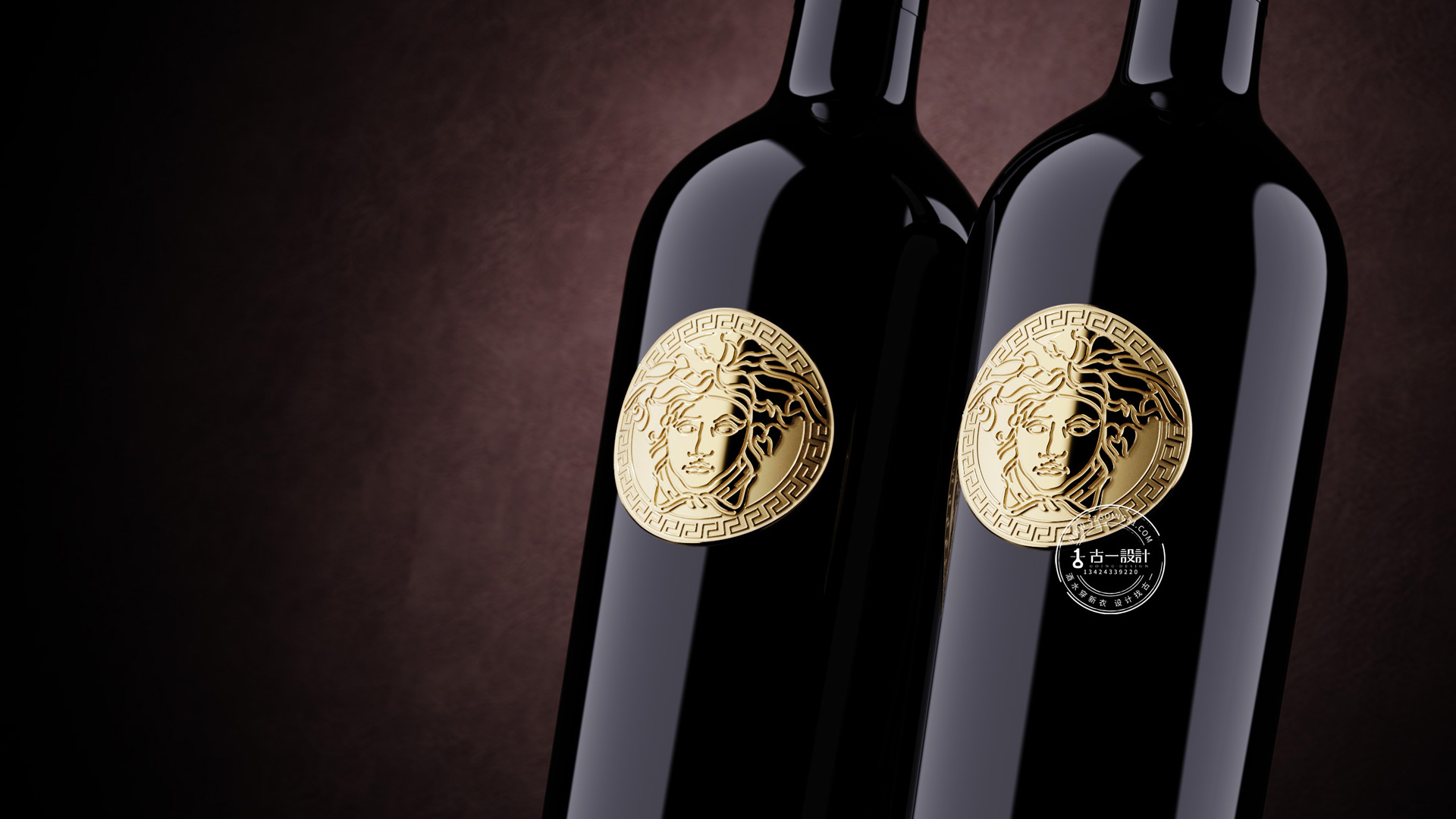 Gu Yi design，Red wine gift box design，Versace，Packaging Design of High-grade Gift Boxes，