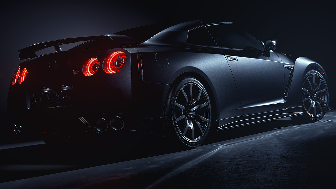 Nissan GT-R，Full CGI，automobile，