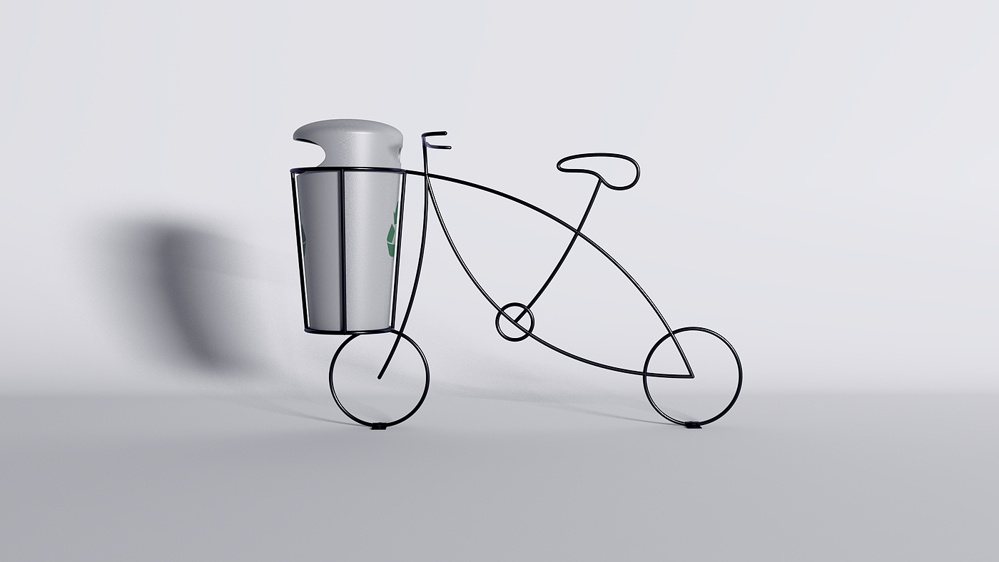 trash can，