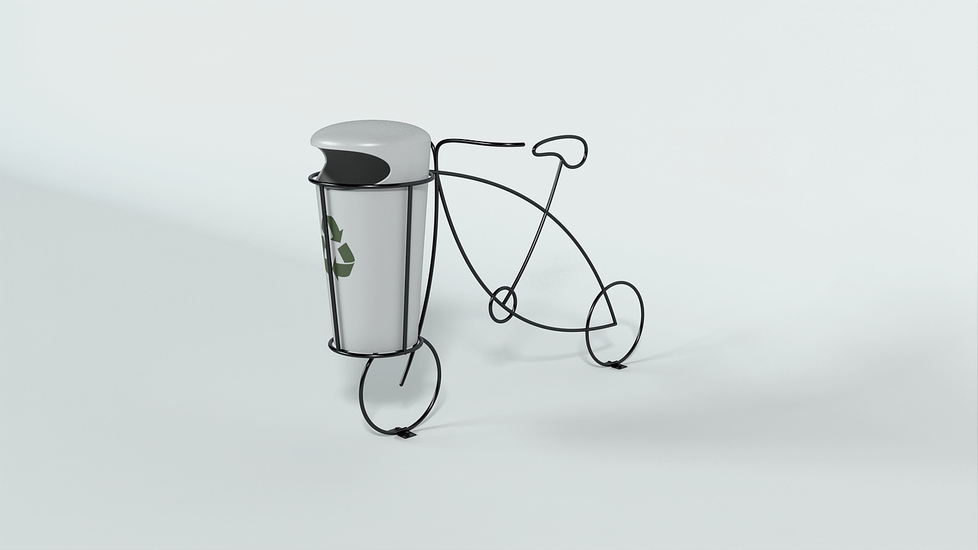 trash can，