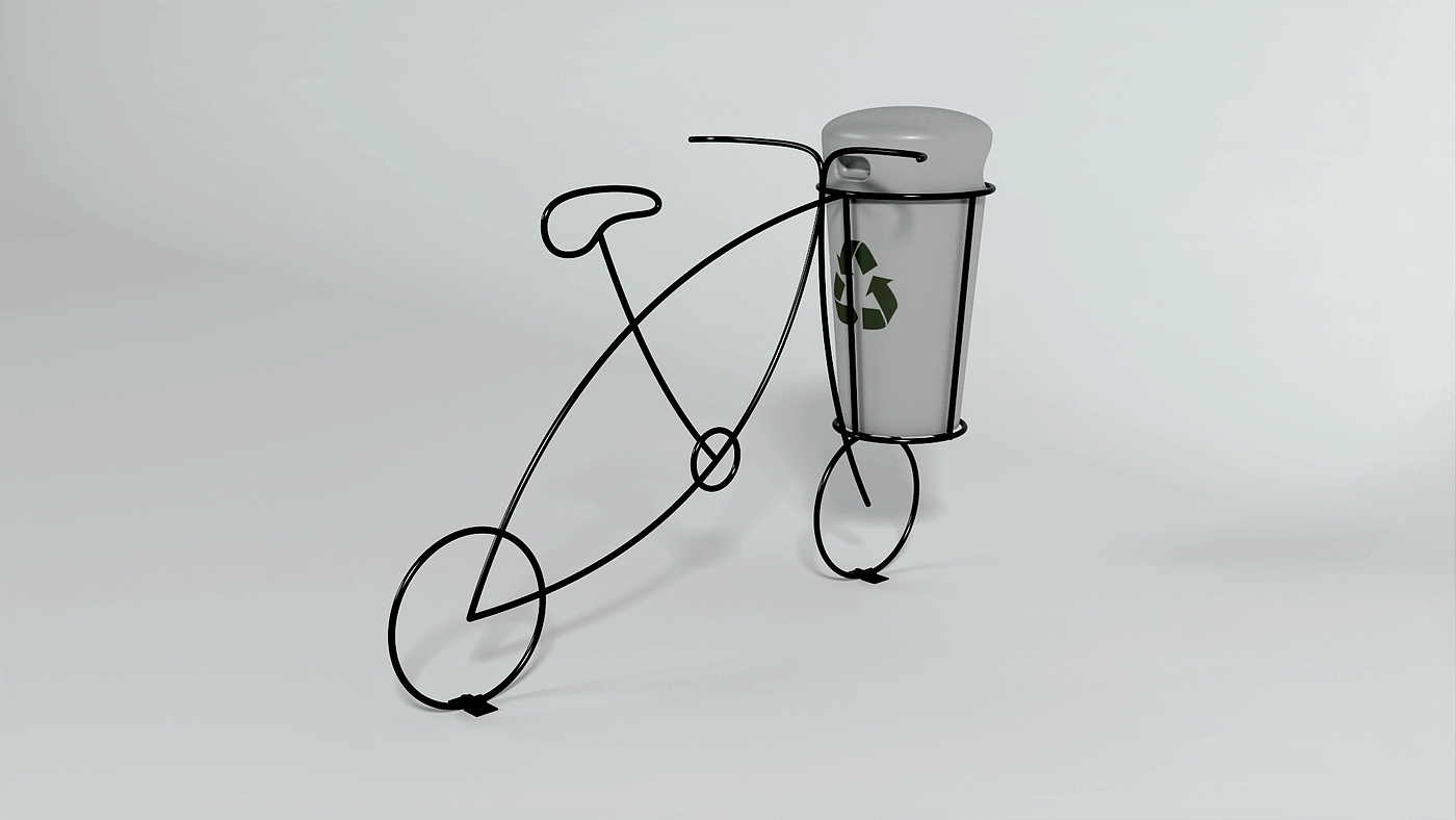 trash can，