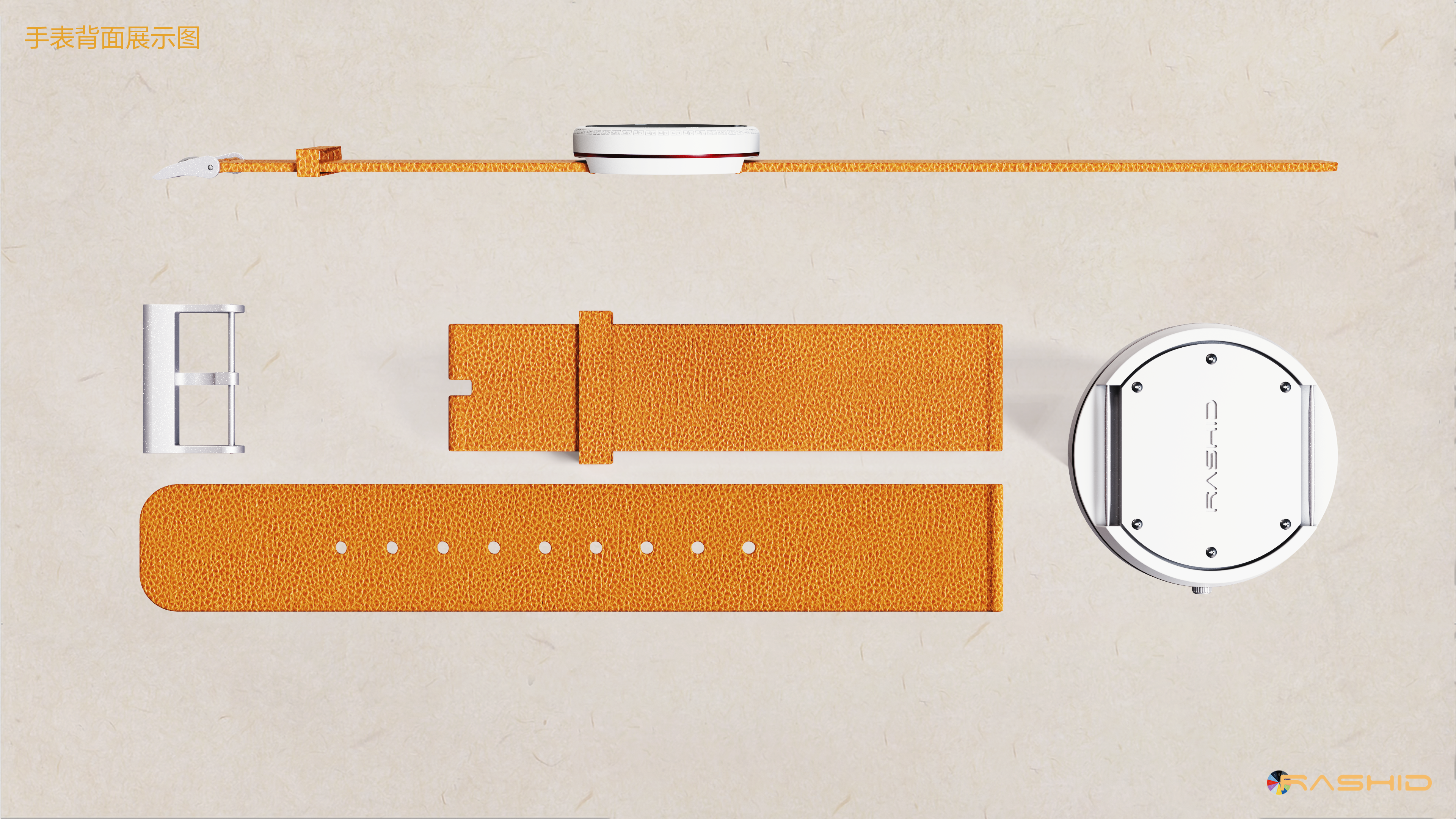 Wrist watch，Chinese style，Twelve hour，