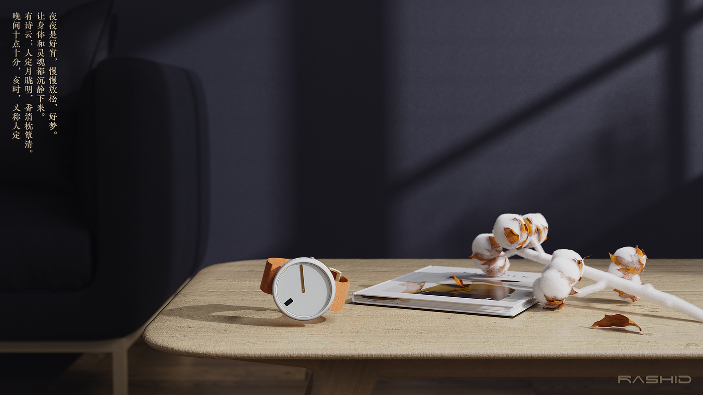 Wrist watch，Chinese style，Twelve hour，