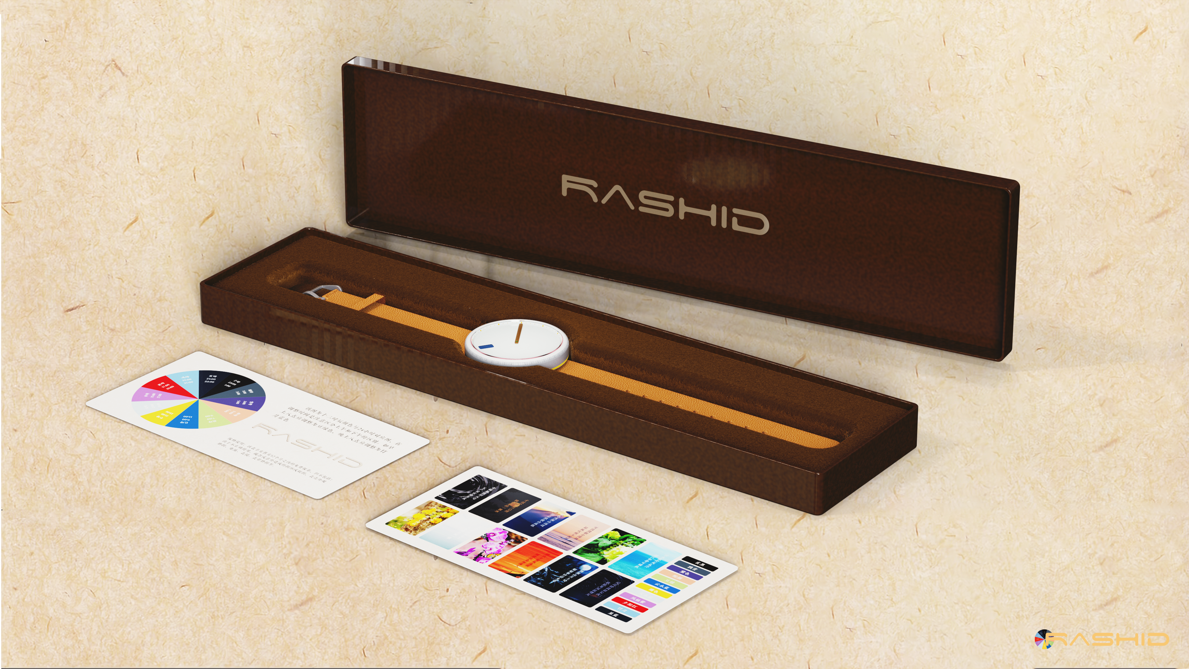 Wrist watch，Chinese style，Twelve hour，