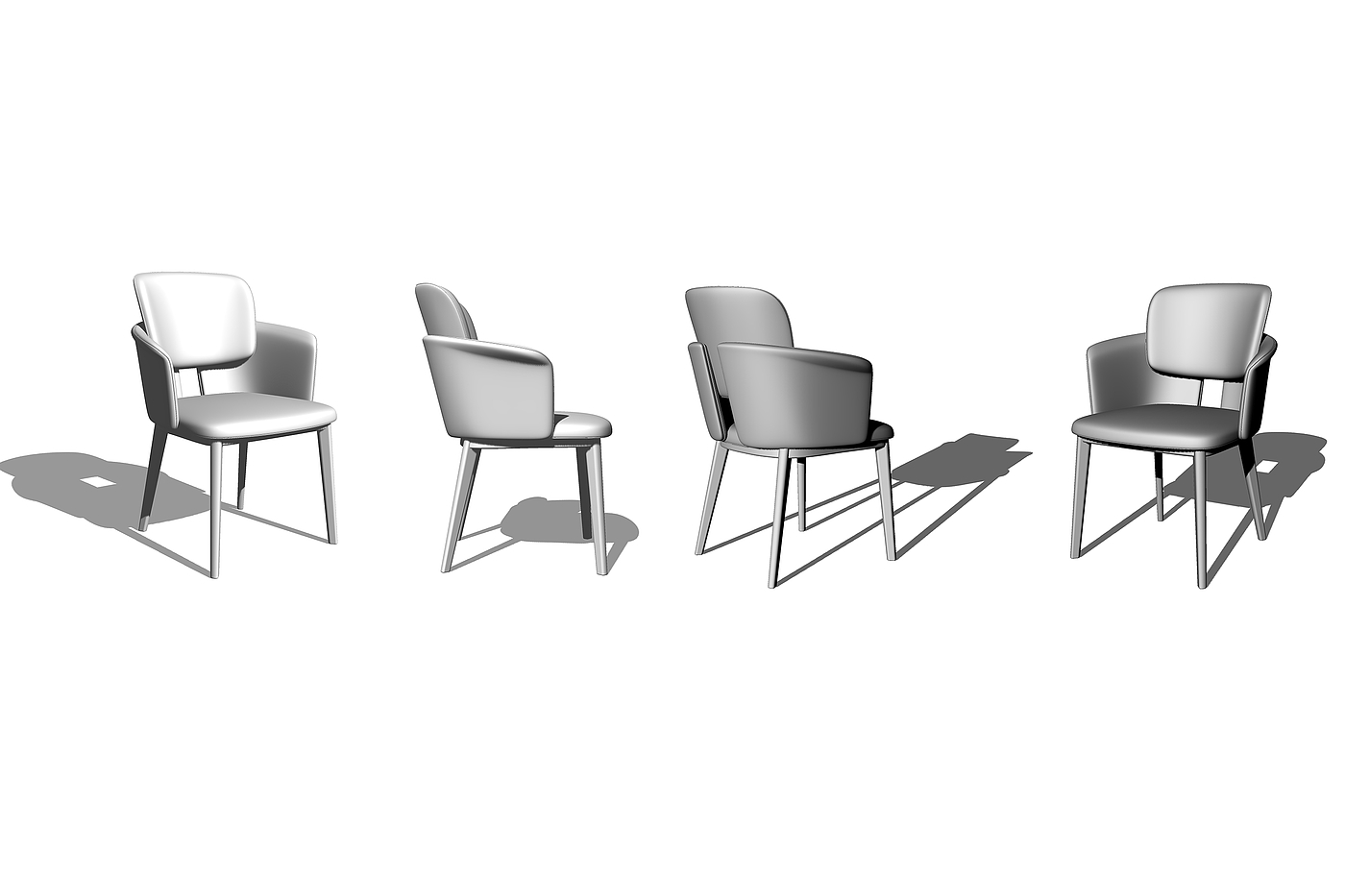 餐椅设计，家具设计，椅子设计，产品设计，