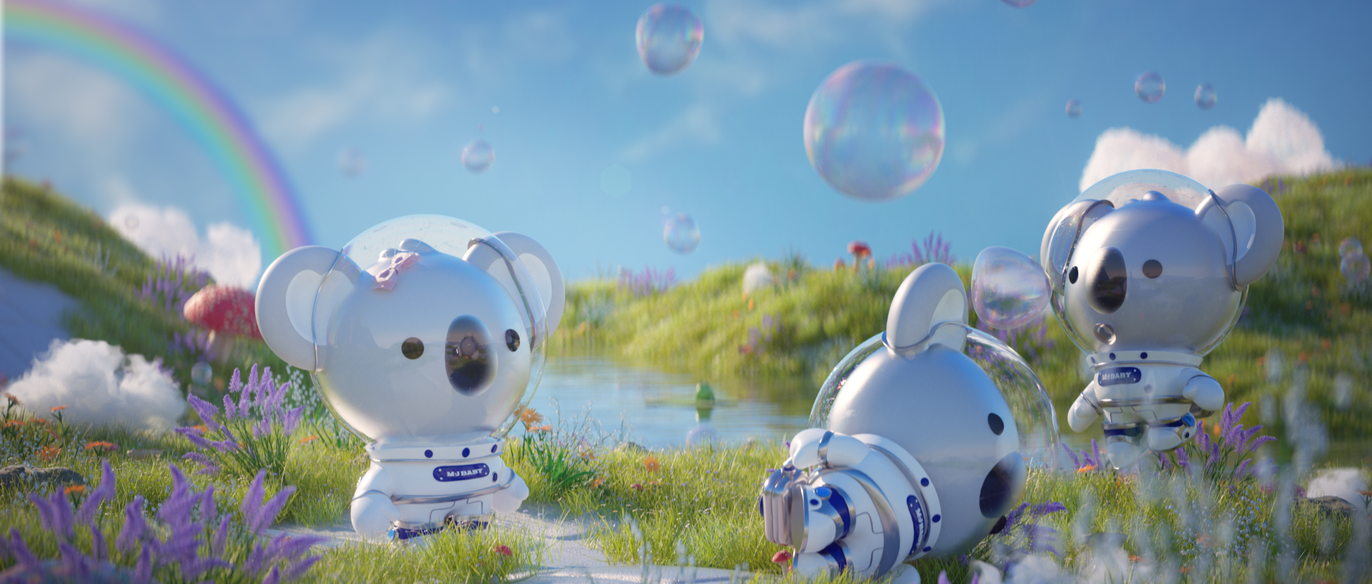 cg，animation，Cartoon，children，Dream baby，