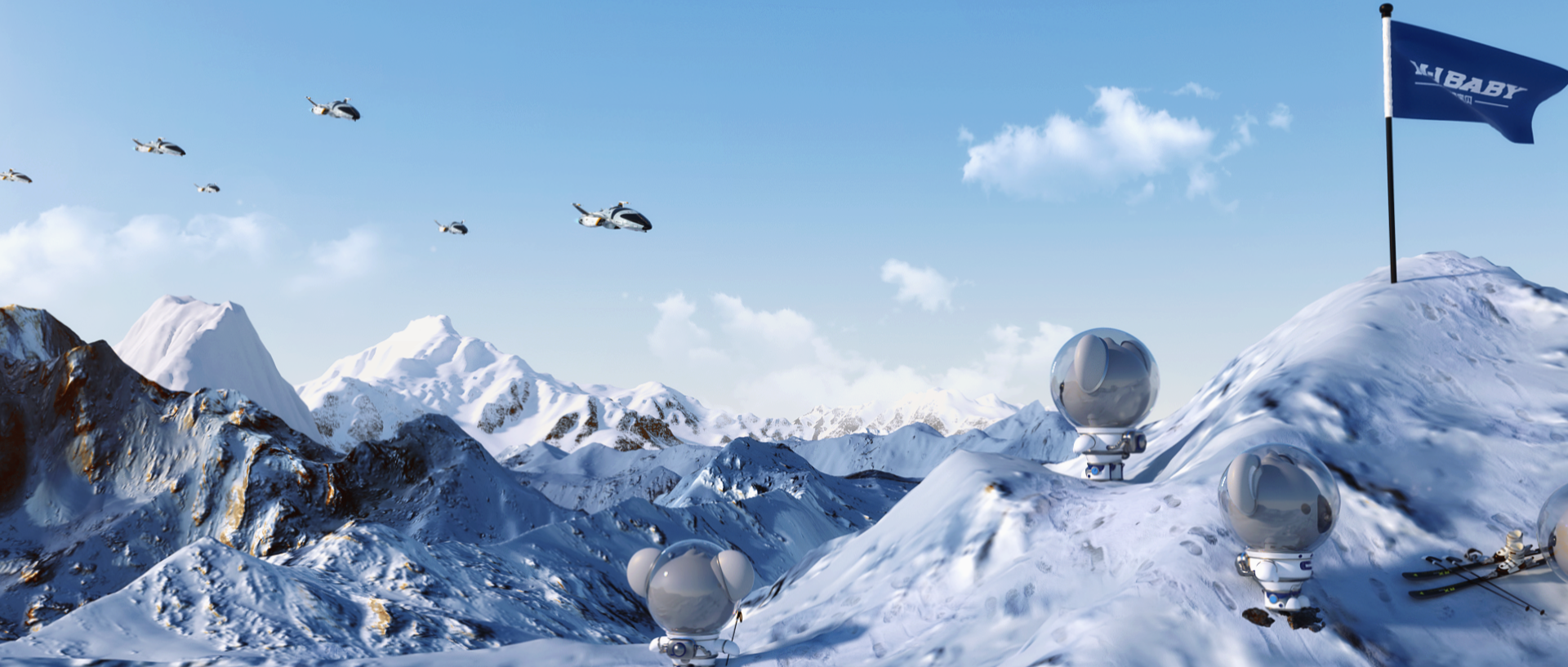 cg，animation，Cartoon，children，Dream baby，