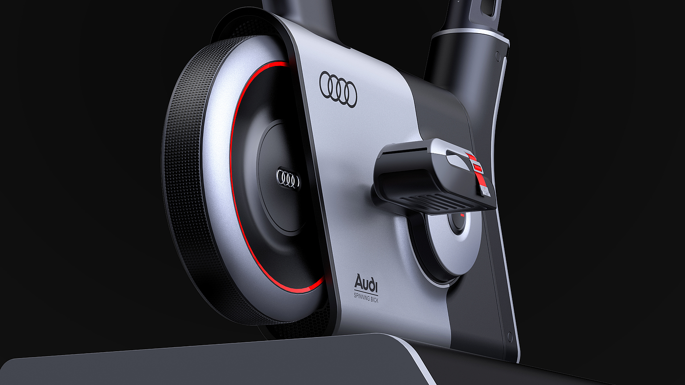 audi，Spinning bike，Ergonomics，Intelligent products，Sports fitness，layout，Derivative products，