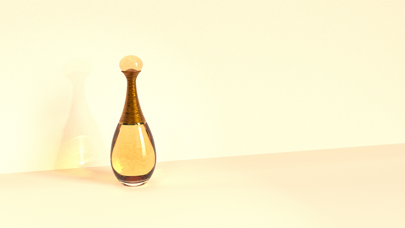 Perfume bottle，keyshot，rhino，