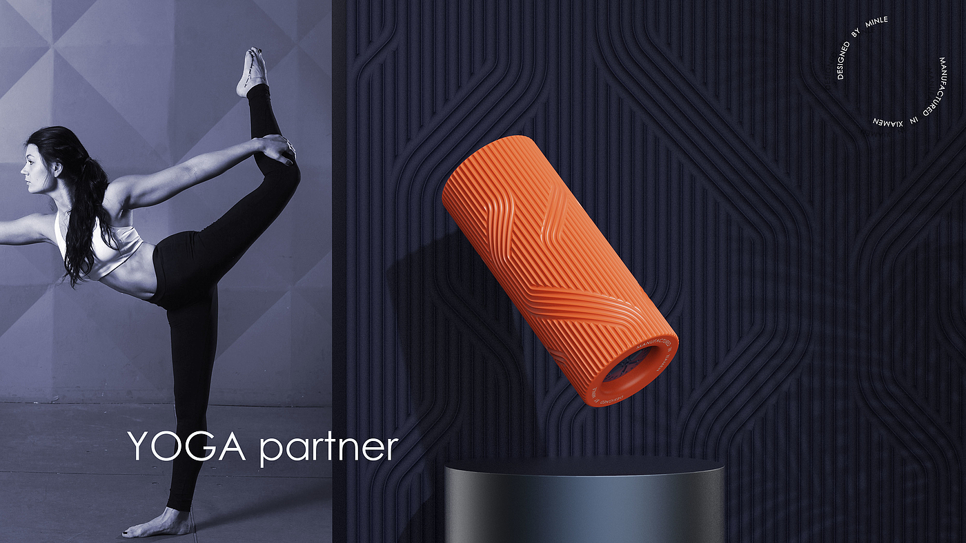 yoga，Yoga column，Vibrating massage，