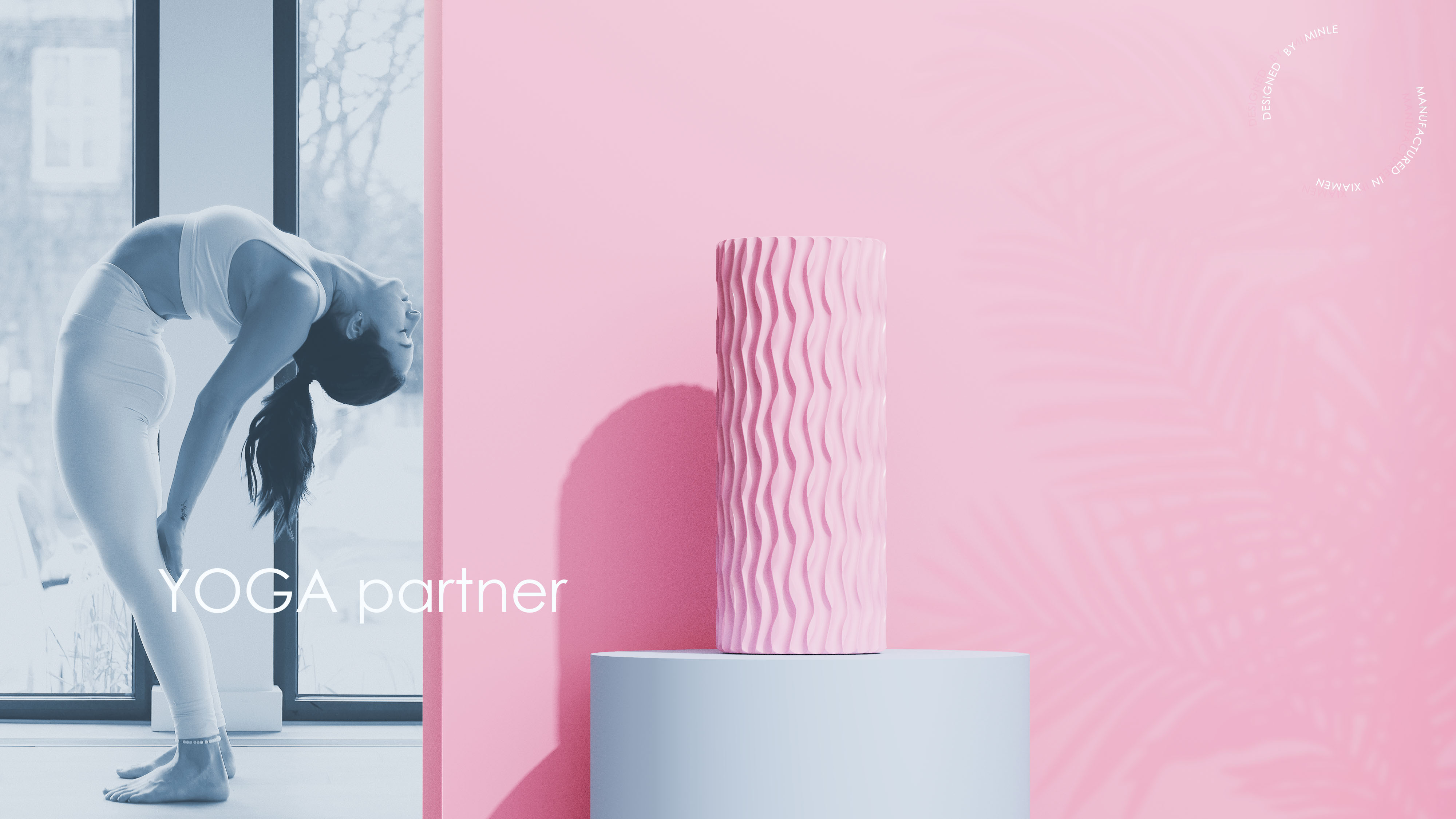 yoga，Yoga column，Vibrating massage，