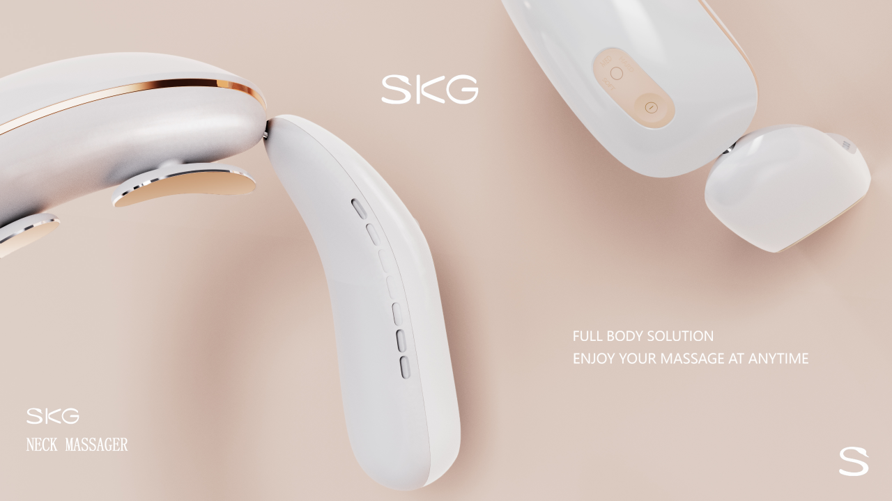 industrial design，sample reels，Cervical massage instrument，