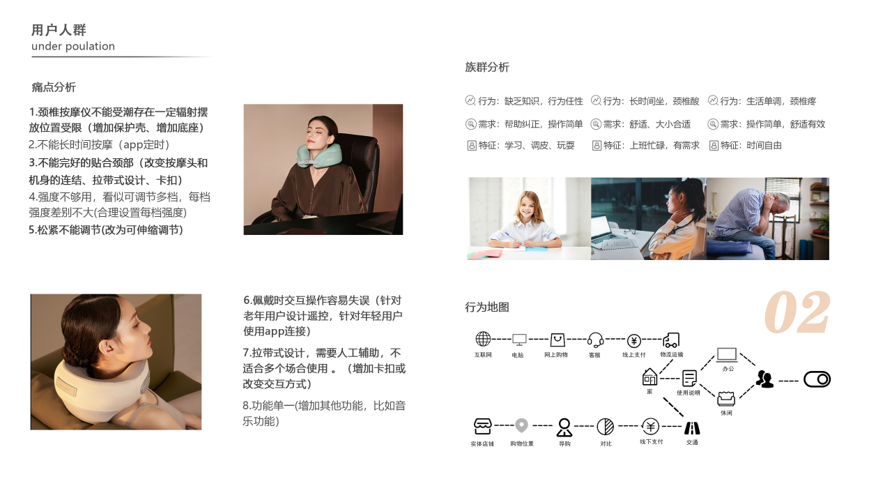 industrial design，sample reels，Cervical massage instrument，