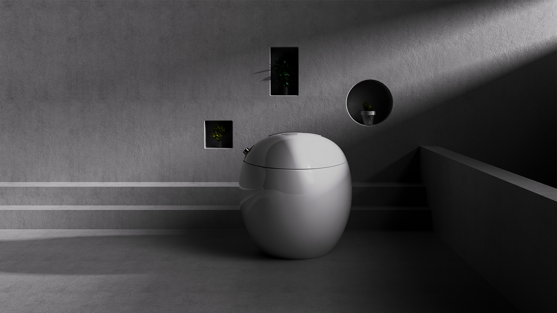 Bathroom product design，Intelligent toilet design，