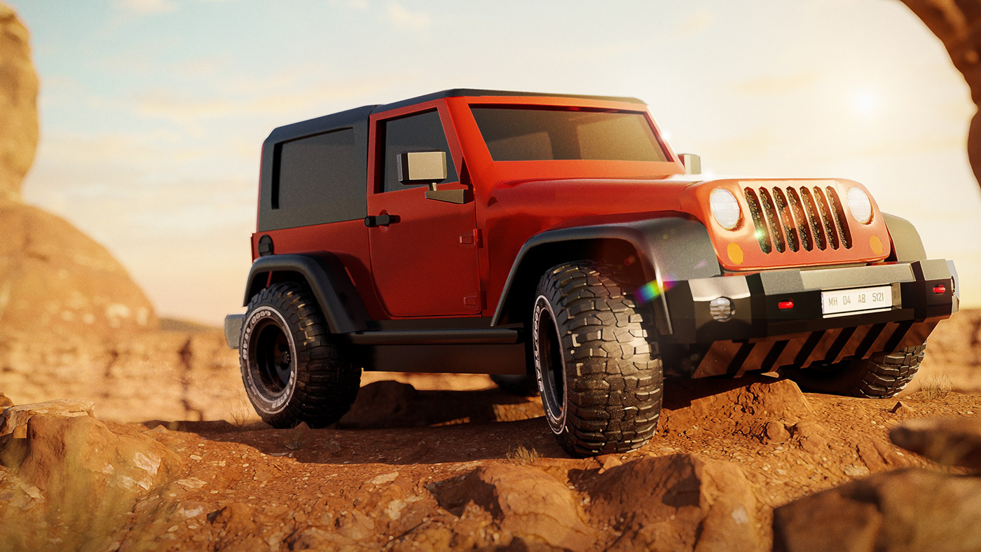 automobile，Scene rendering，3D modeling，video，