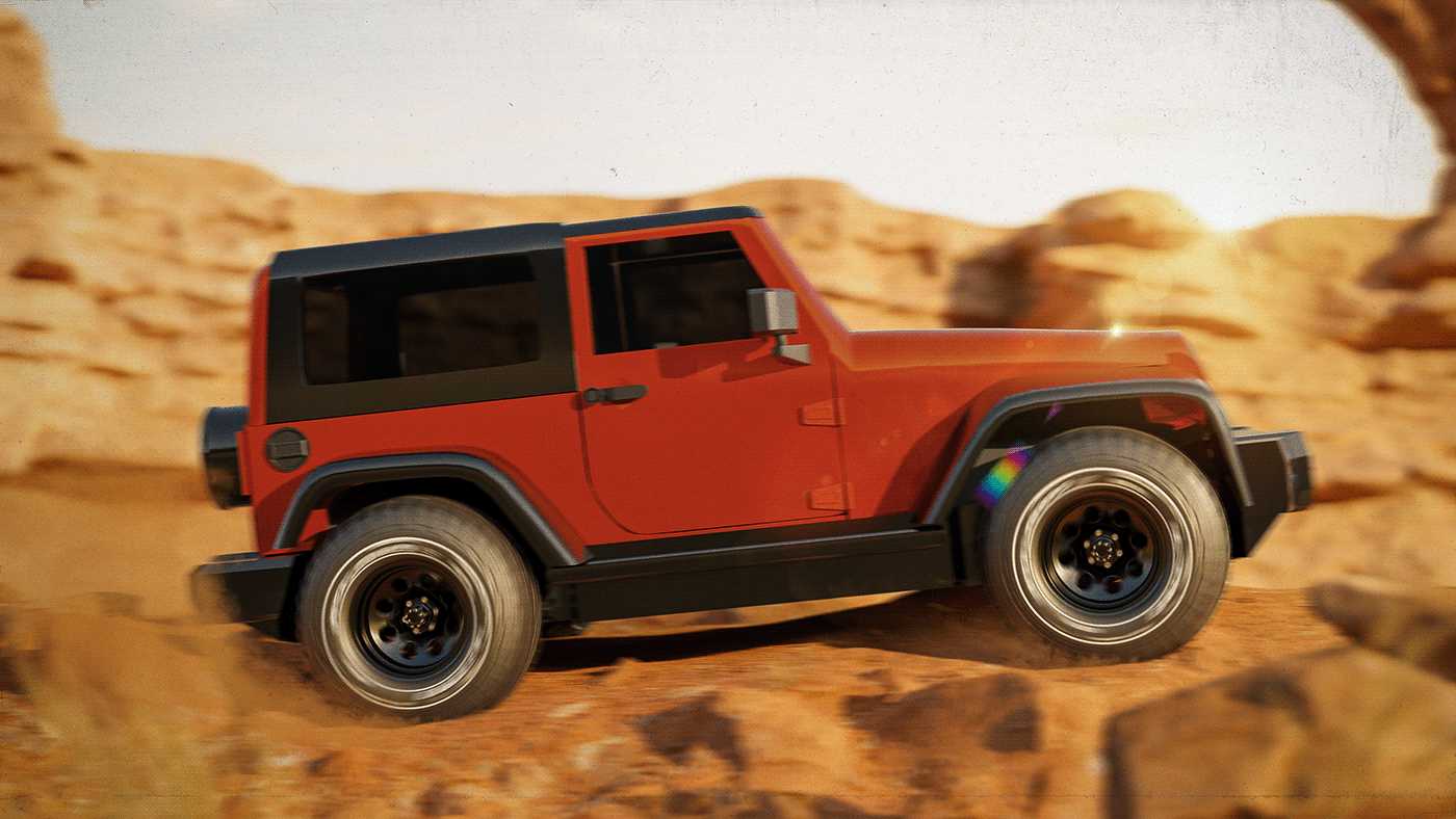 automobile，Scene rendering，3D modeling，video，