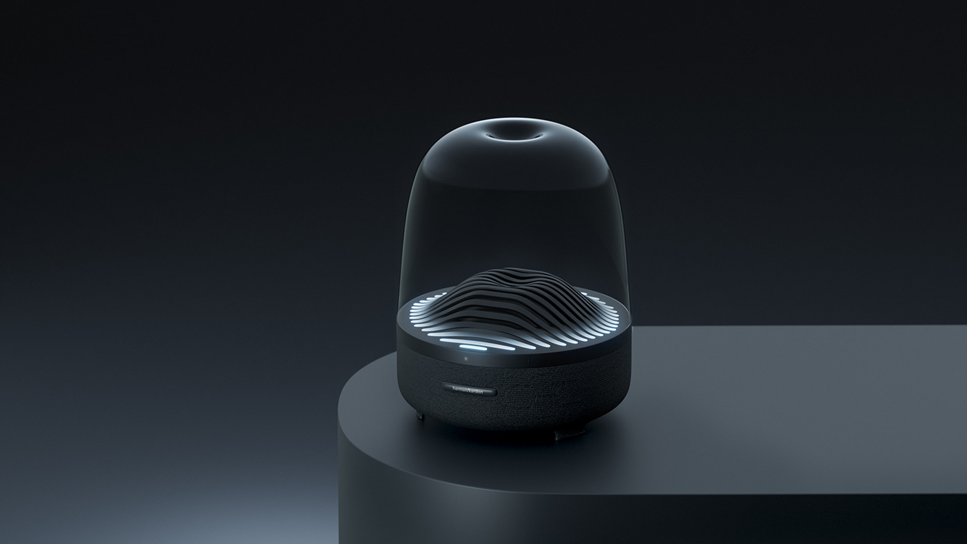 intelligence，Scene rendering，Bluetooth speaker，product design，Appearance design，Surface design，