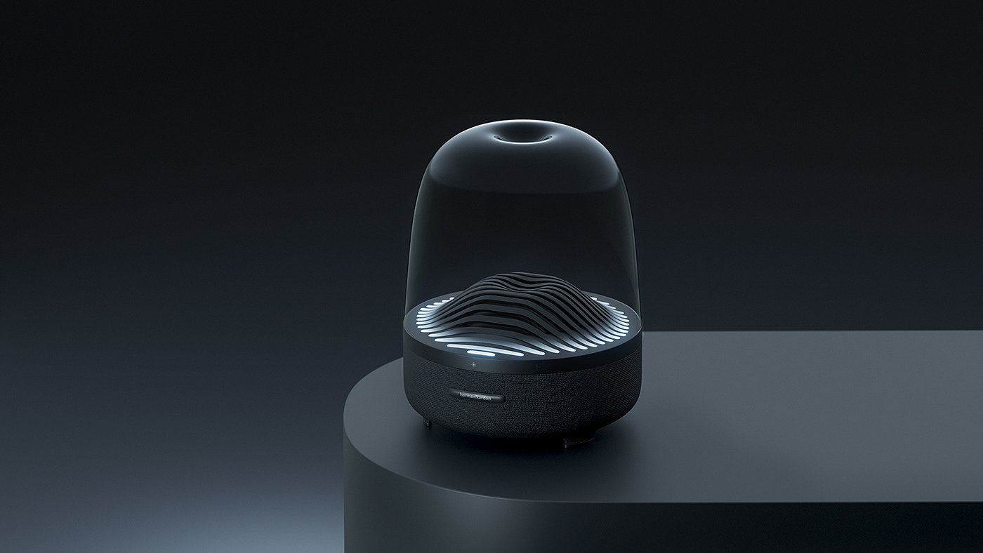 intelligence，Scene rendering，Bluetooth speaker，product design，Appearance design，Surface design，