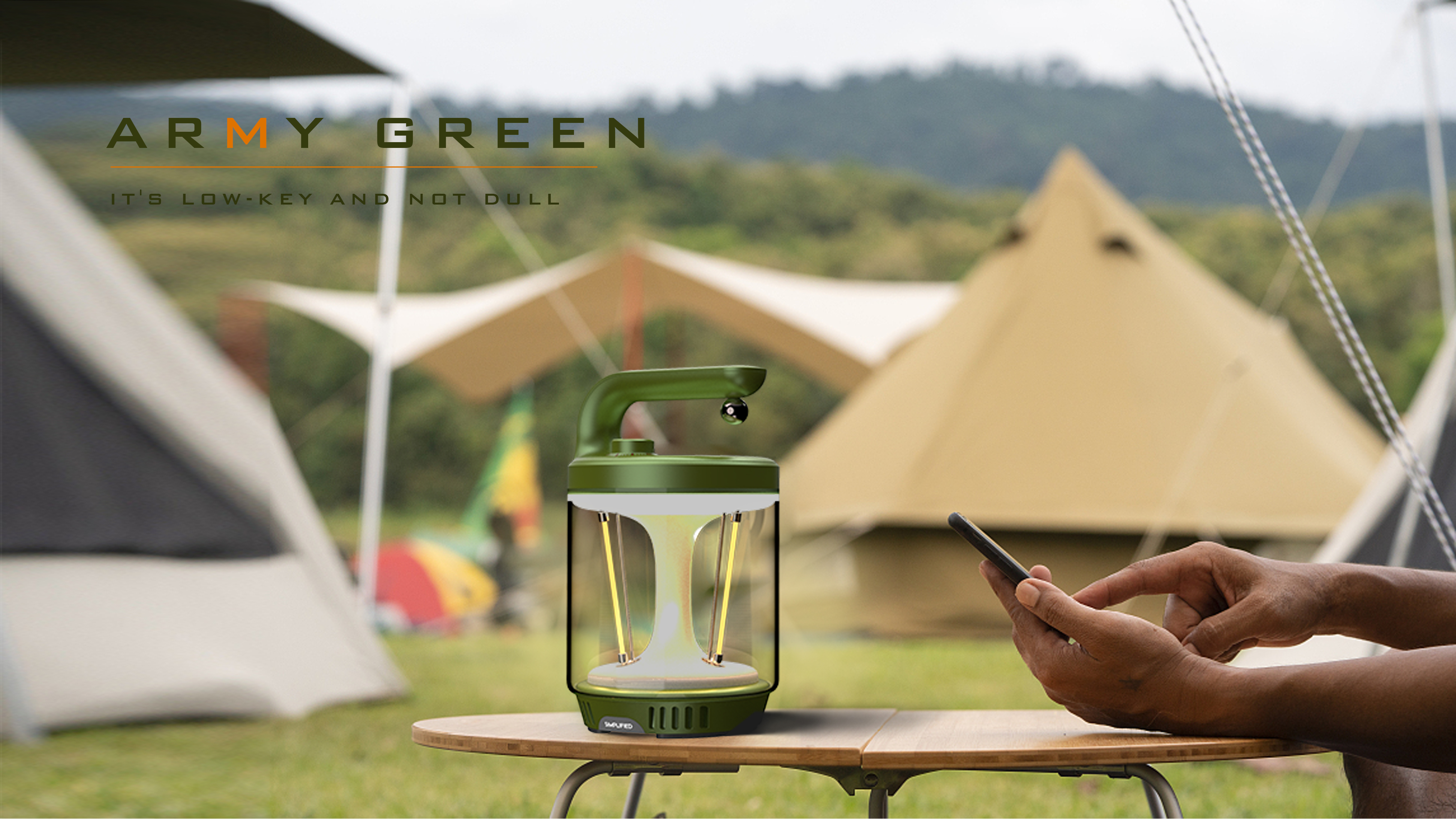Camping lamp，Simplicity，outdoors，multi-function，Mosquito repellent，Advanced sense，