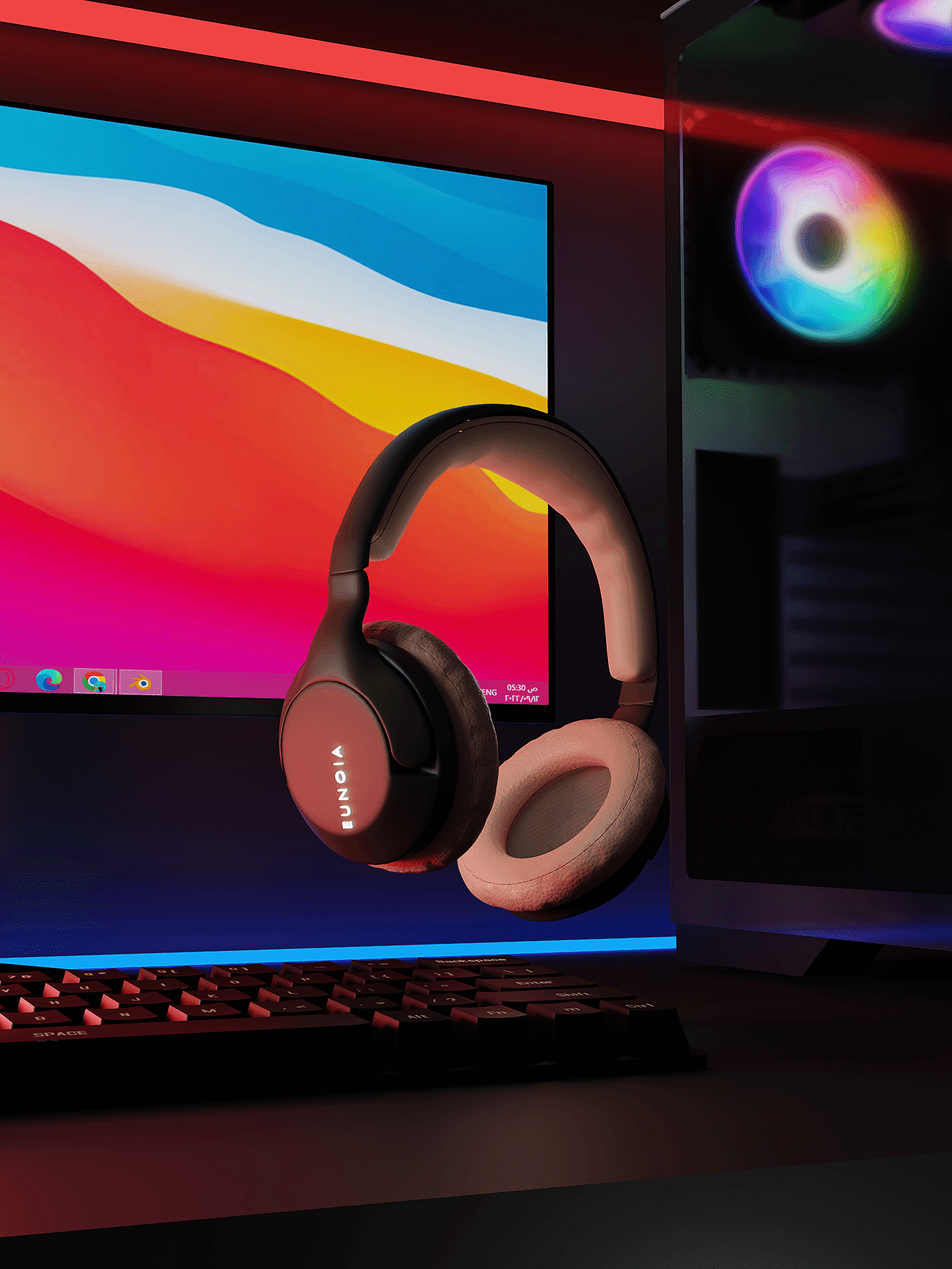 EUNOIA，headset，fashion，