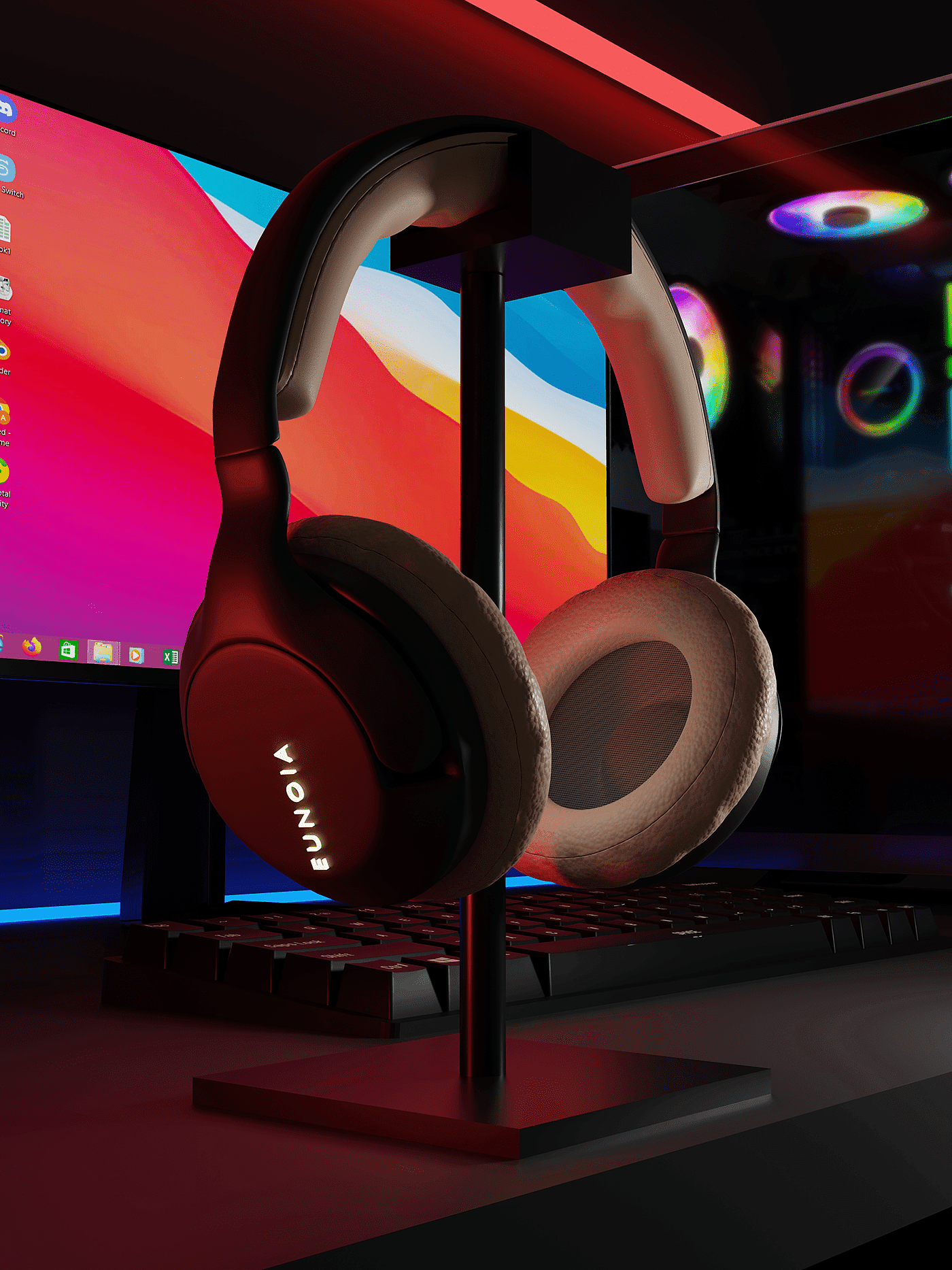 EUNOIA，headset，fashion，