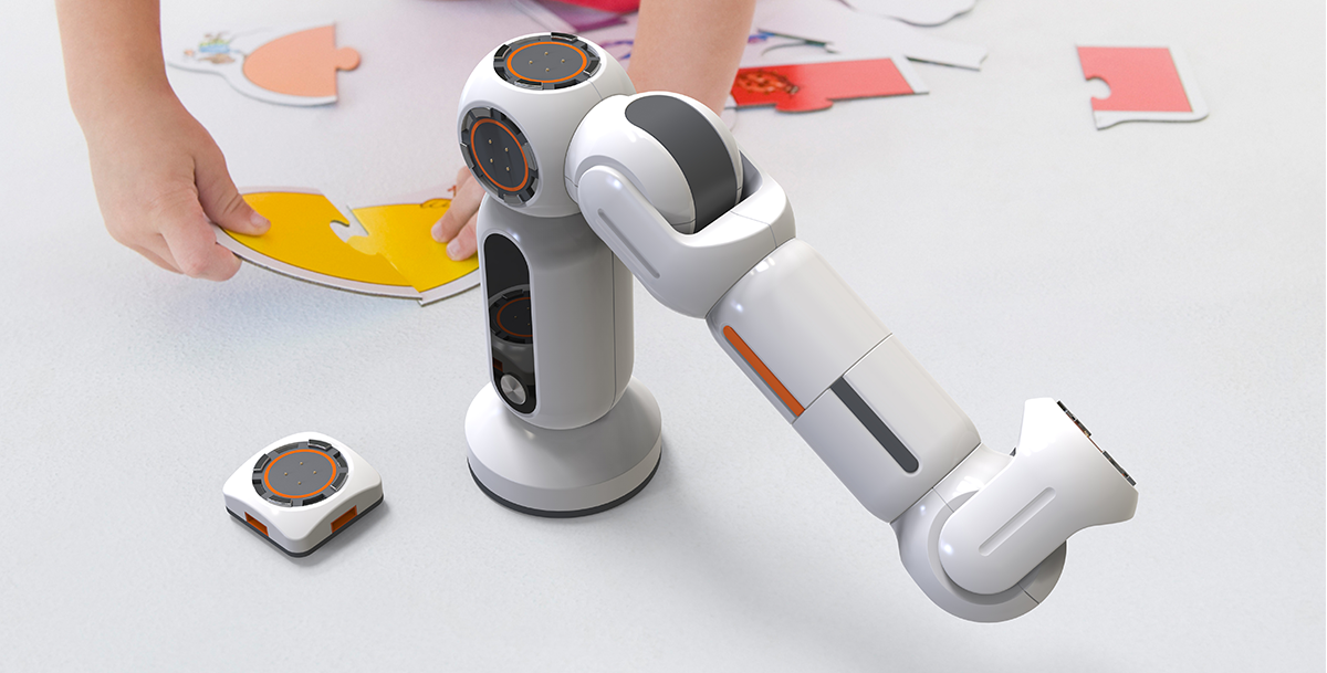 Learning robot，Modular design，Toy design，Mechanical arm，programming，