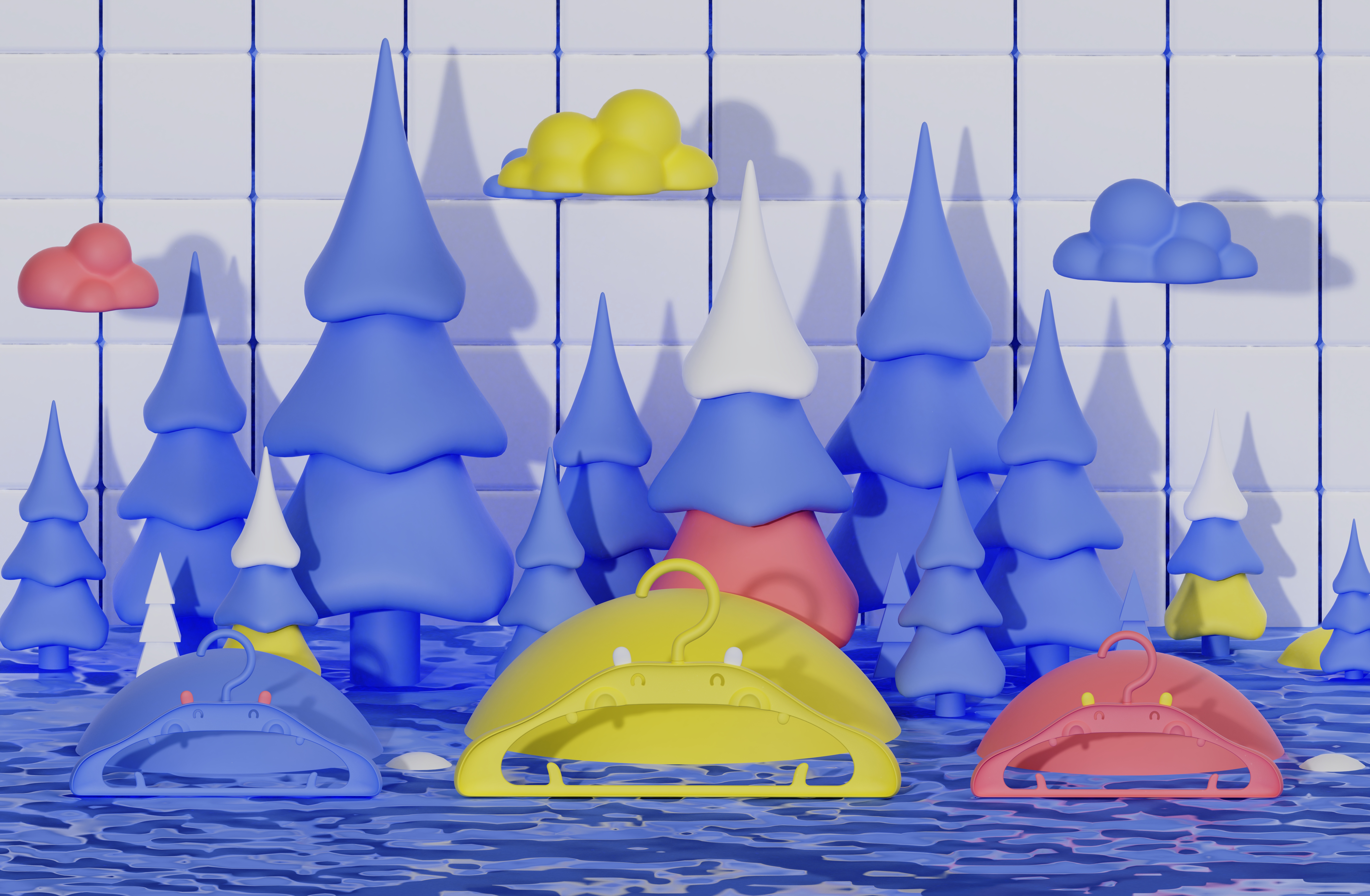 children，Home，Cartoon，coat hanger，interest，