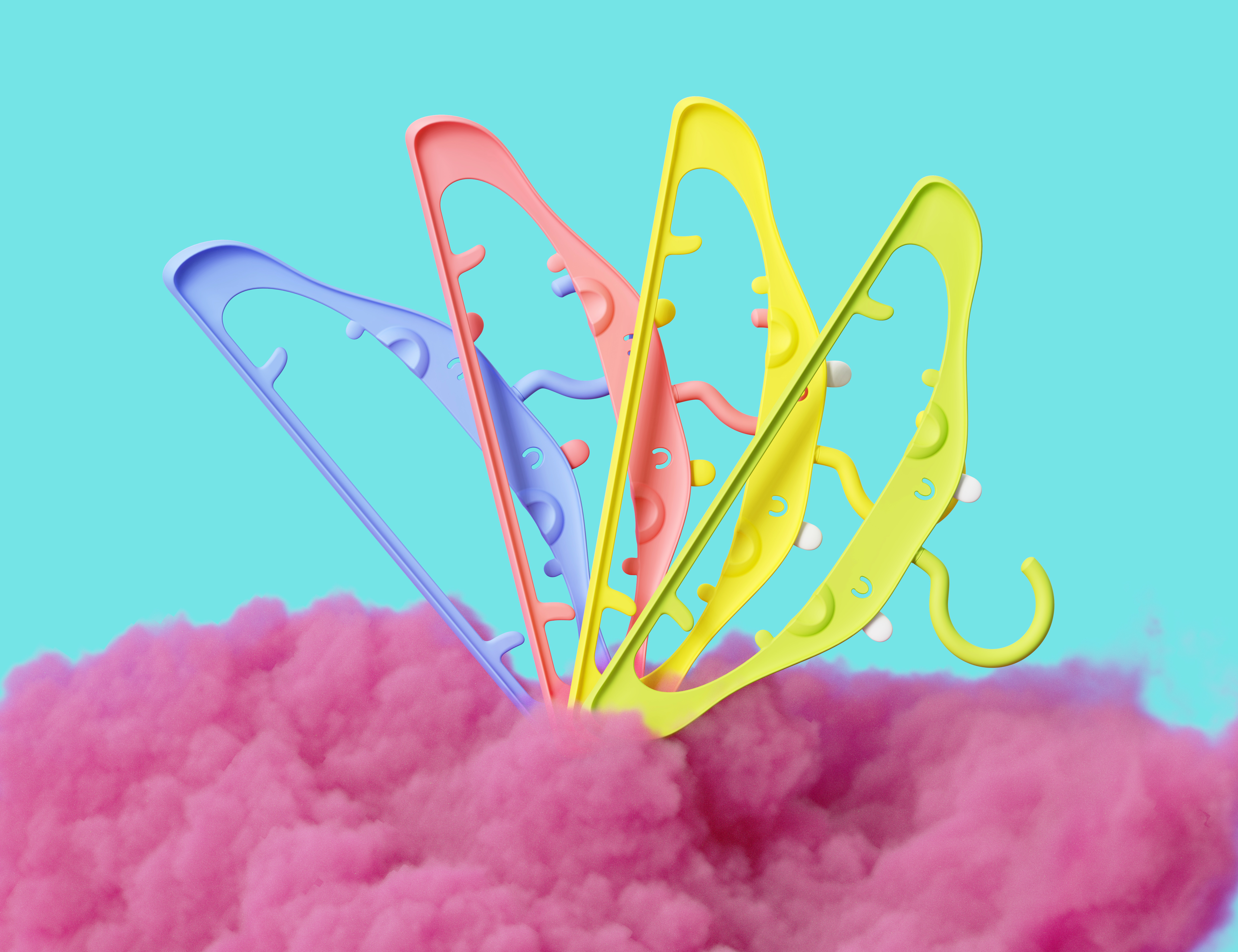 children，Home，Cartoon，coat hanger，interest，