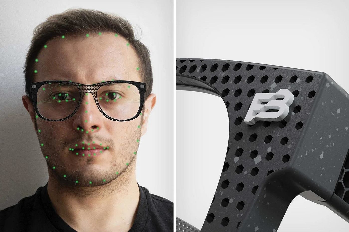 glasses，3D printing，product design，Appearance design，