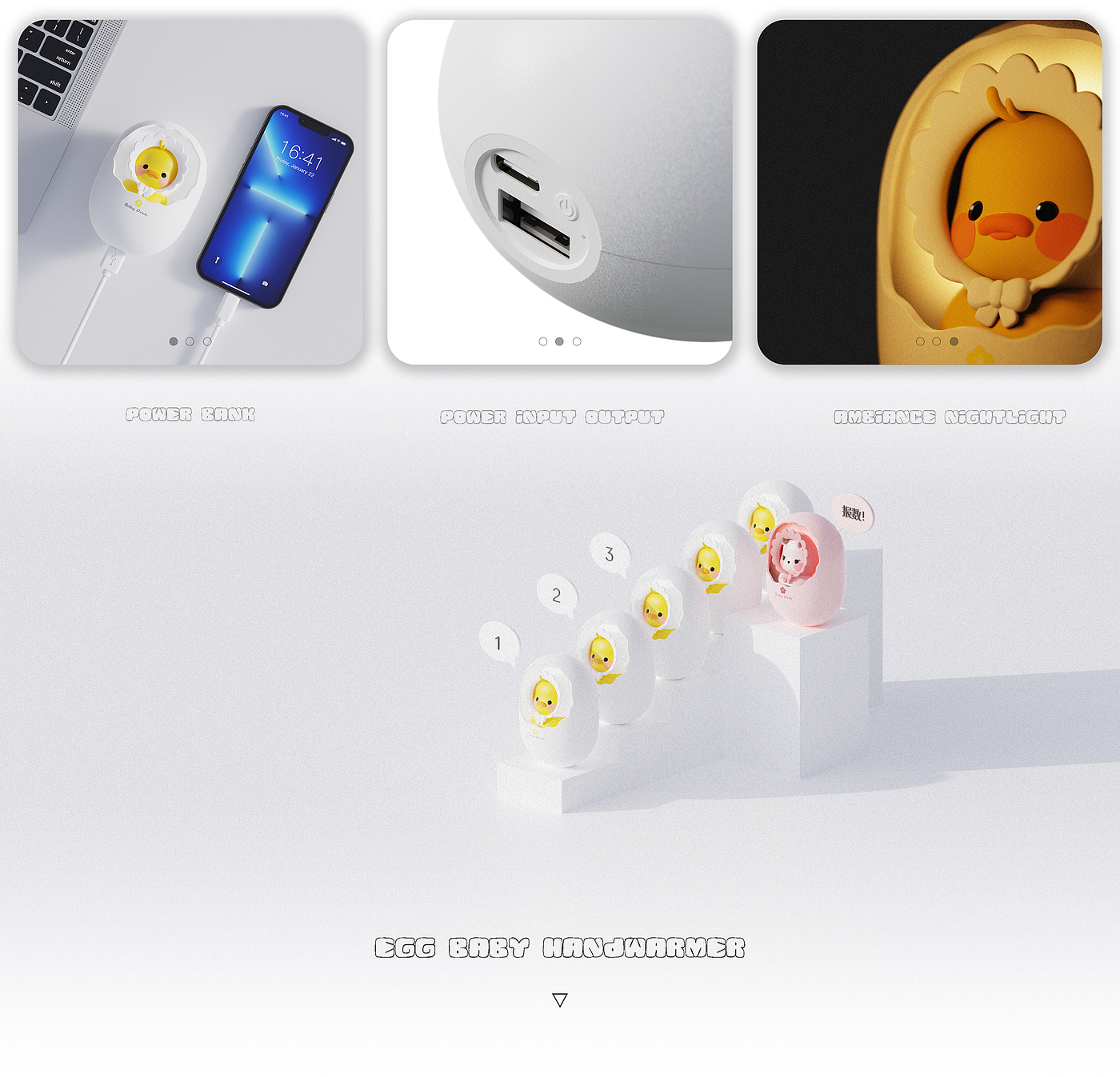 Hand warmer，portable source，Night light，Simplicity，adorable，two thousand and twenty-two，duck，Sprout，