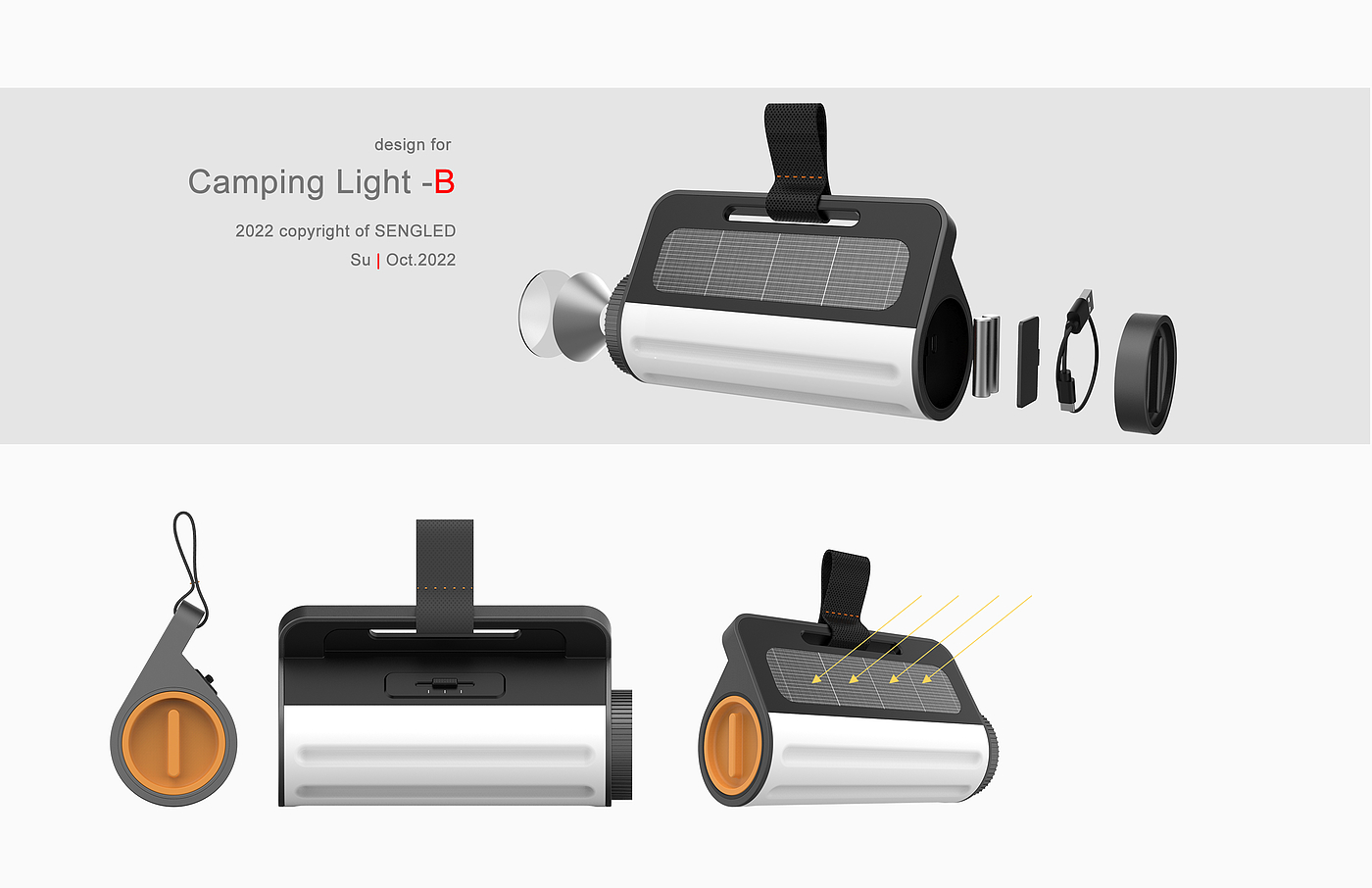 camping，Adventure lamp，solar energy，